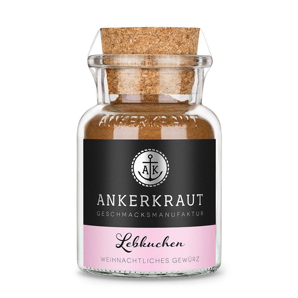 Ankerkraut Gewürz Lebkuchen, Lebkuchen, 60g im Korkenglas