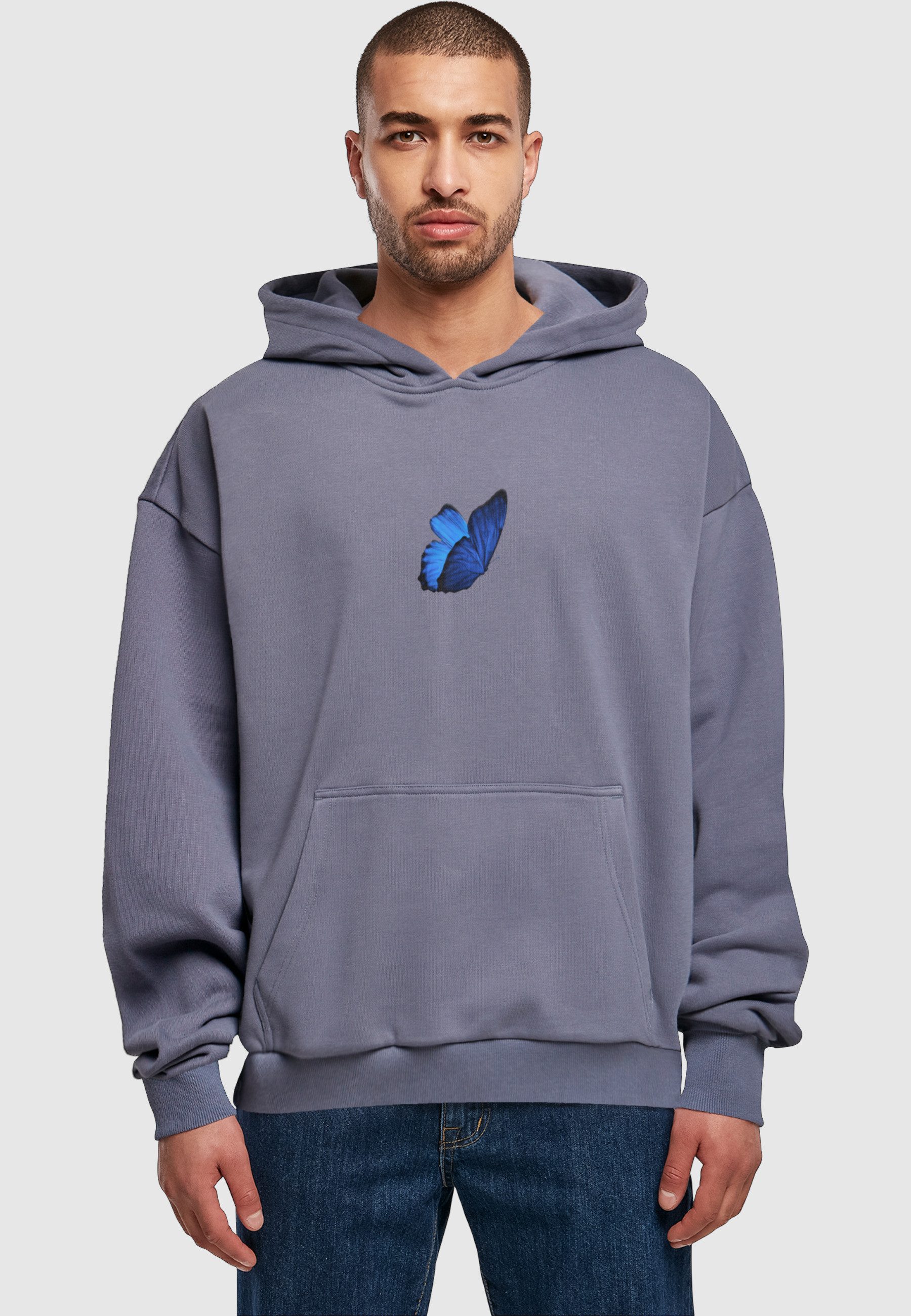 Upscale by Mister Tee Sweatshirt Upscale by Mister Tee Unisex Le Papillon Heavy Oversize Hoody (1-tlg)