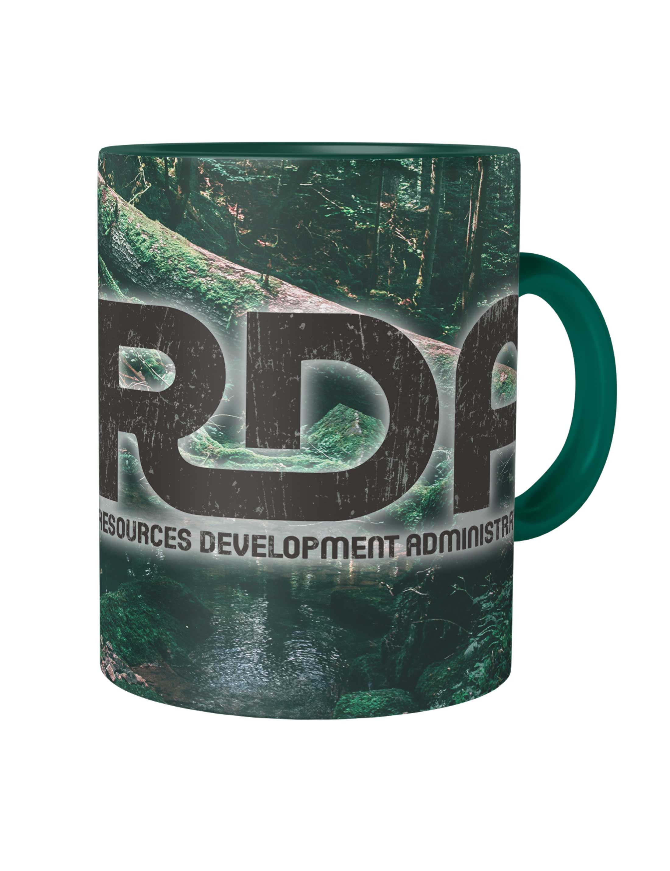Urban Backwoods Tasse RDA Ressources Development Administration Kaffeetasse Avatar Company, 1-tlg., Keramik, Firma ICA Interplanetary Alpha