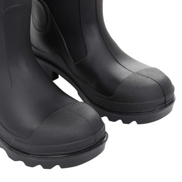 vidaXL Wathose Gummistiefel Schwarz Größe 40 PVC