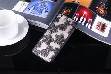 König Design Handyhülle Apple iPhone 8 Plus, Apple iPhone 8 Plus Handyhülle Backcover Schwarz