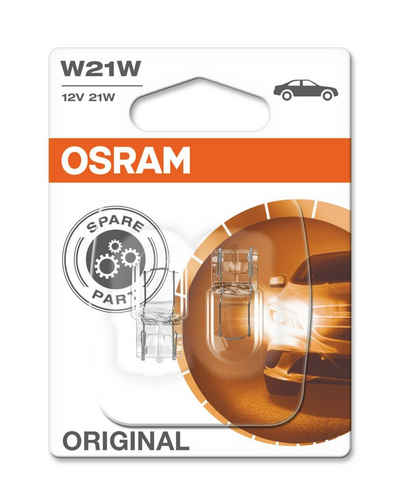 Osram KFZ-Ersatzleuchte Osram W21W 12V 21W WX3x16d Blister 2 St.7505-02B