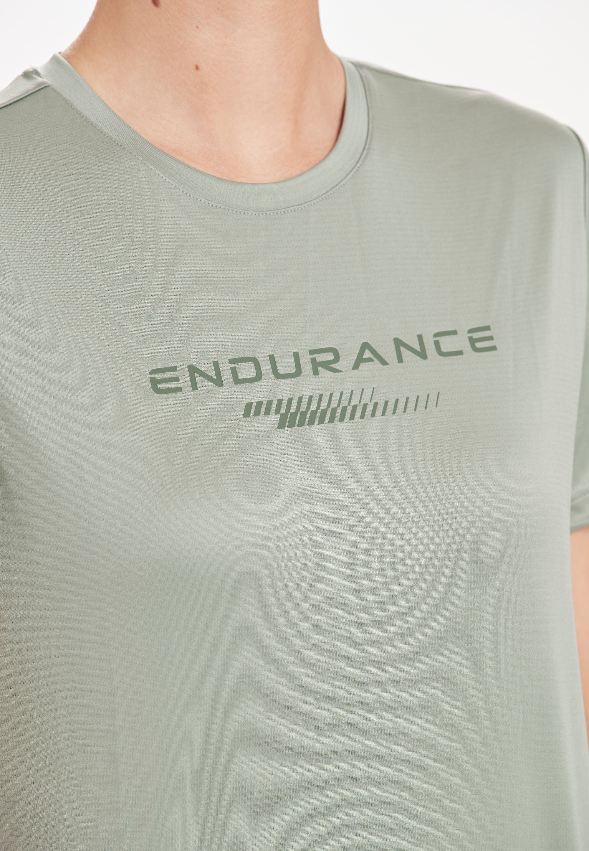 ENDURANCE Funktionsshirt Keiling schnelltrocknender (1-tlg) mit hellgrün QUICK DRY-Technologie