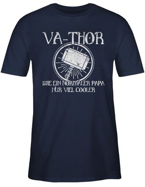 Shirtracer T-Shirt Vathor wie ein normaler Papa nur viel cooler Vatertag Geschenk für Papa