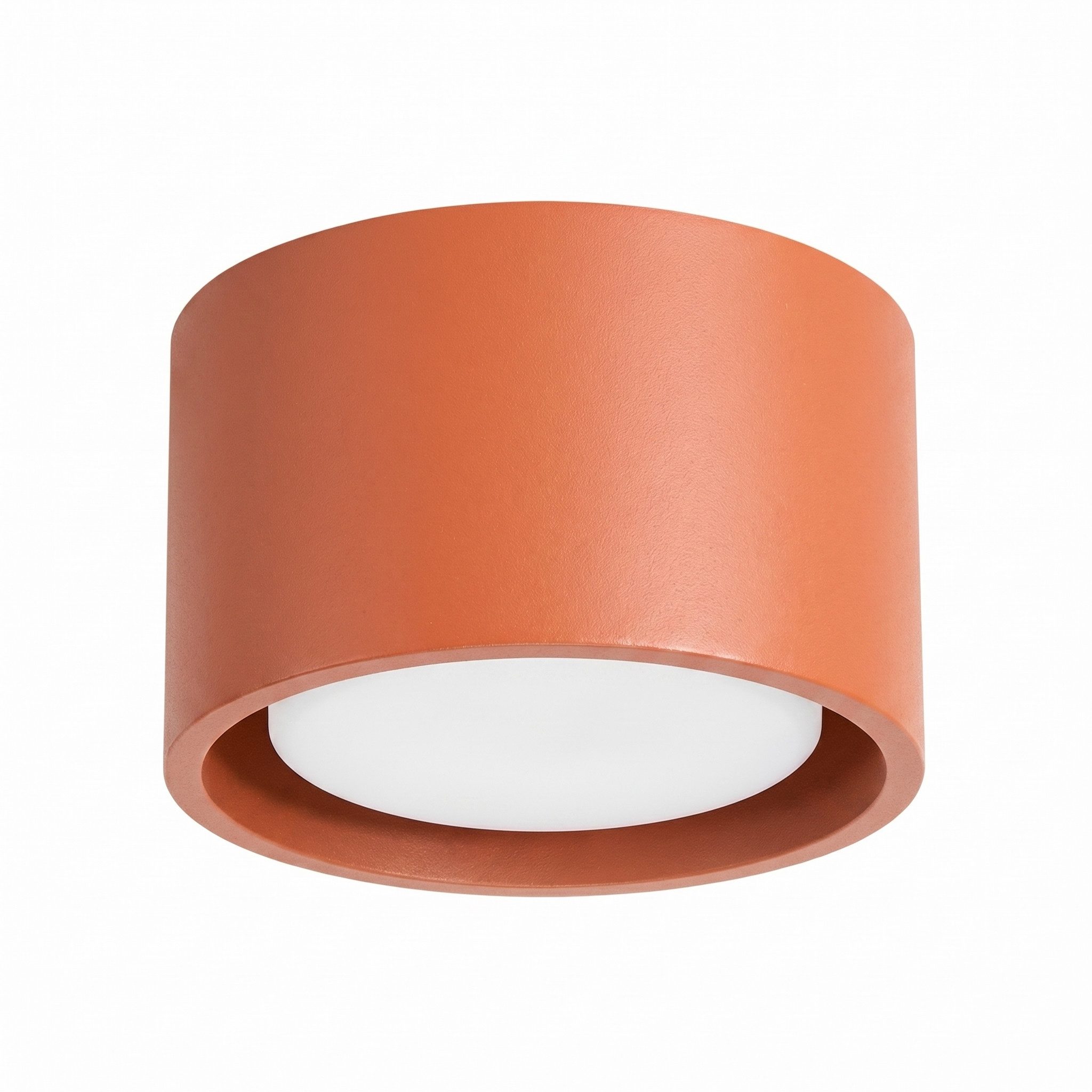 SOLLUX lighting Deckenleuchte Plafond MODO 1 rote ocker Gx53, Nicht enthalten