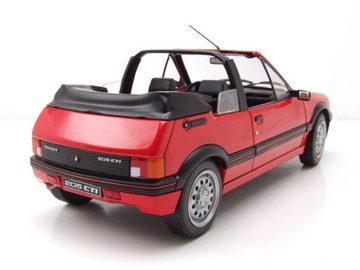 Solido Modellauto Peugeot 205 CTI 1986 Cabrio rot Modellauto 1:18 Solido, Maßstab 1:18