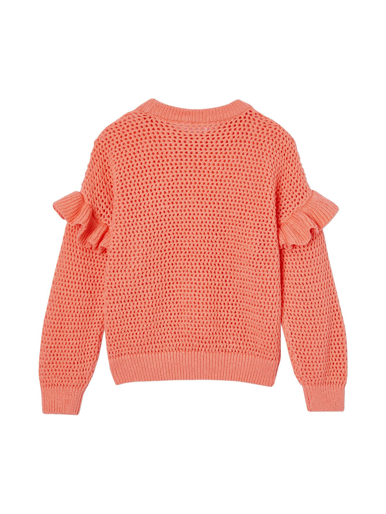 vertbaudet Pullunder Mädchen Pullover mit Volants