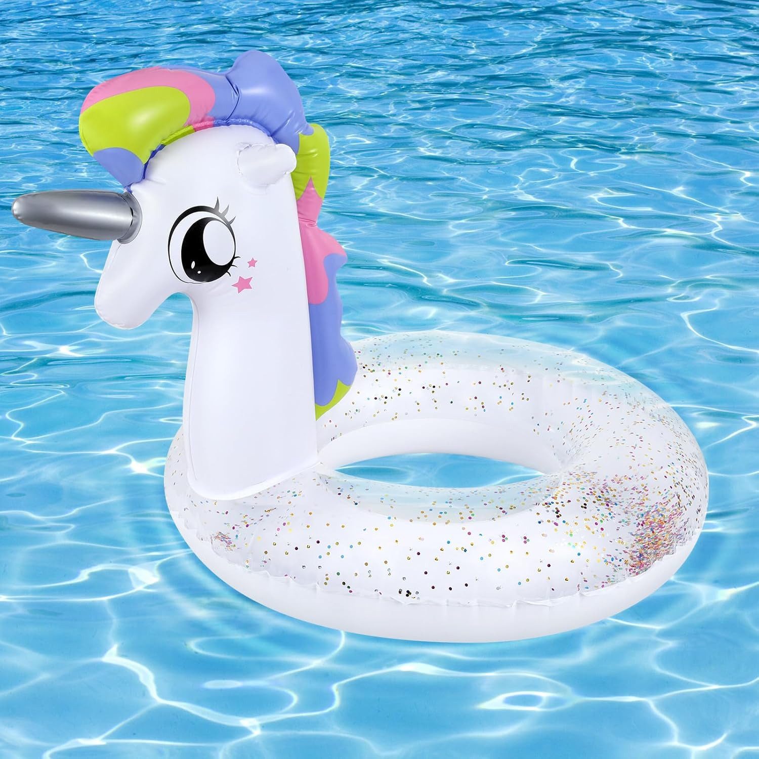 Aufblasbares Bällebad Aufblasbarer Schwimmring Cartoon PVC Kinder Pool Strand Sommer Spaß.