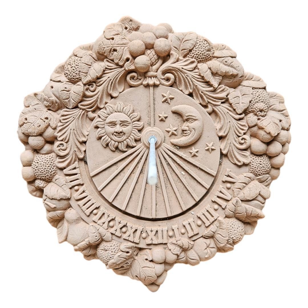 Teramico Wanddekoobjekt Sonnenuhr Meridiana 35cm, 100% Frostfest