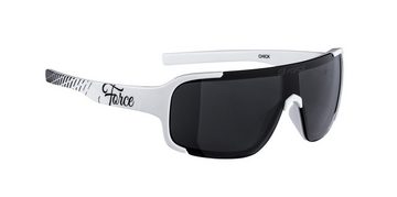 FORCE Fahrradbrille Sonnenbrille FORCE CHIC Lady weiß-schwarz Glas dto.