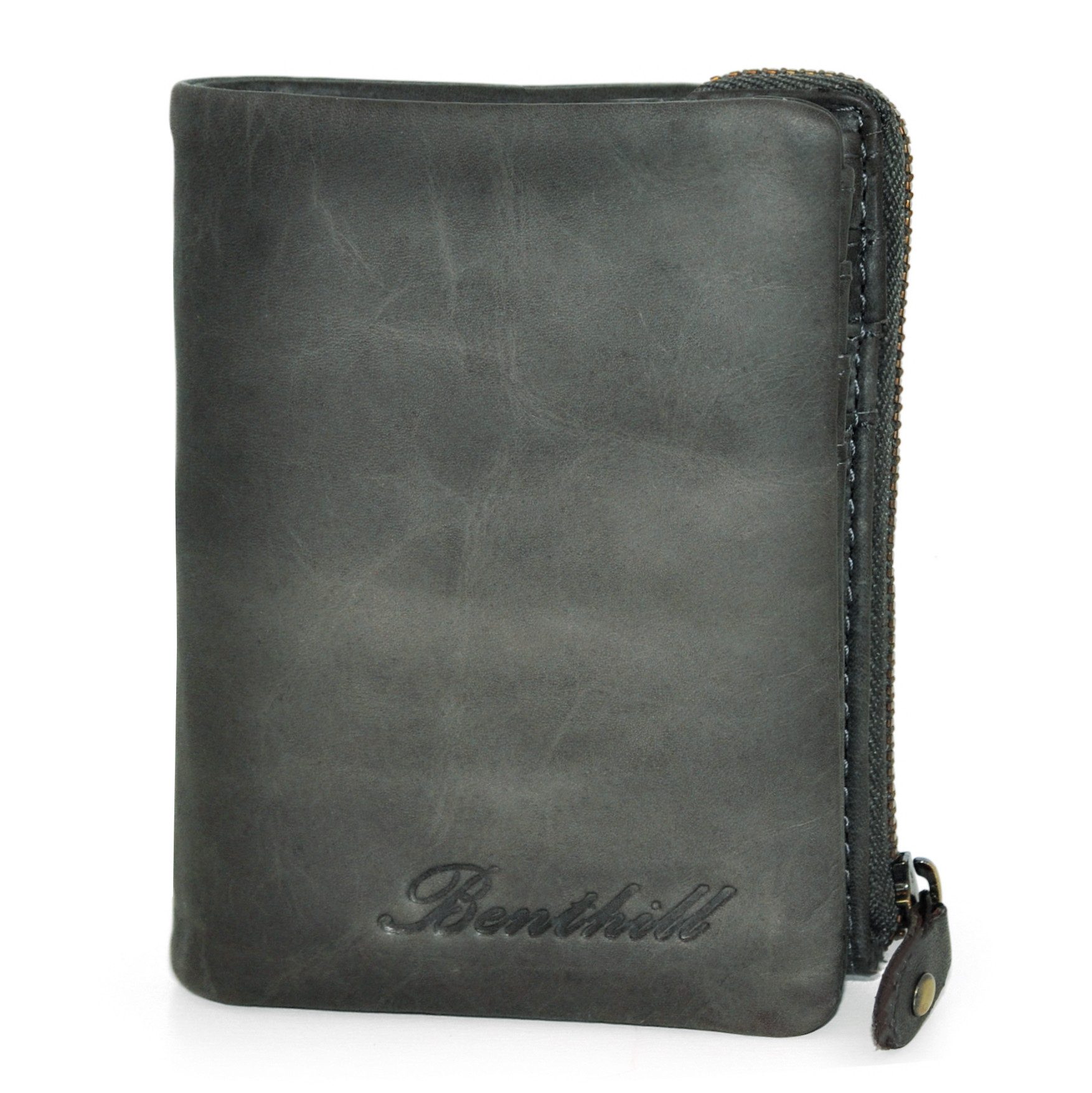 Benthill Geldbörse Klein Echt Leder Geldbeutel RFID Schutz 6 Kartenfächer S günstig online kaufen