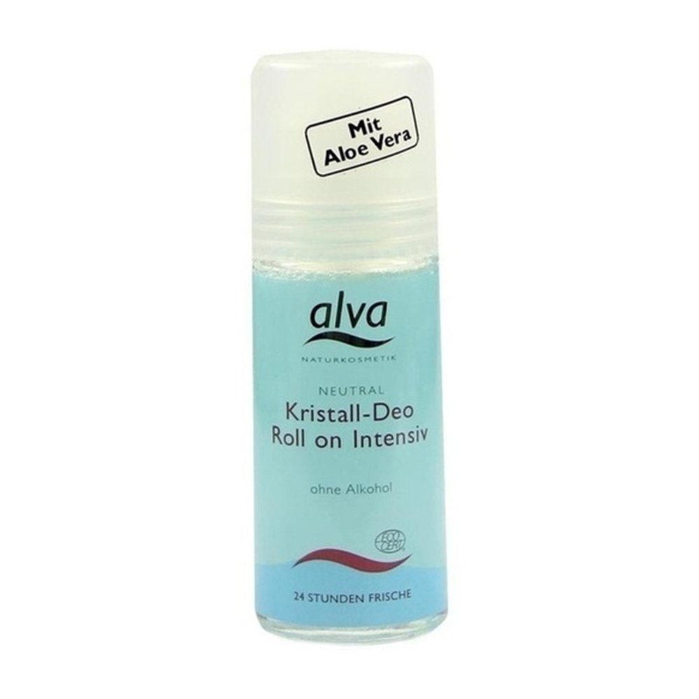 alva naturkosmetik GmbH & Co. KG Deo-Roller KRISTALL DEO Roll-on intensiv alva, 50 ml, ohne Alkohol