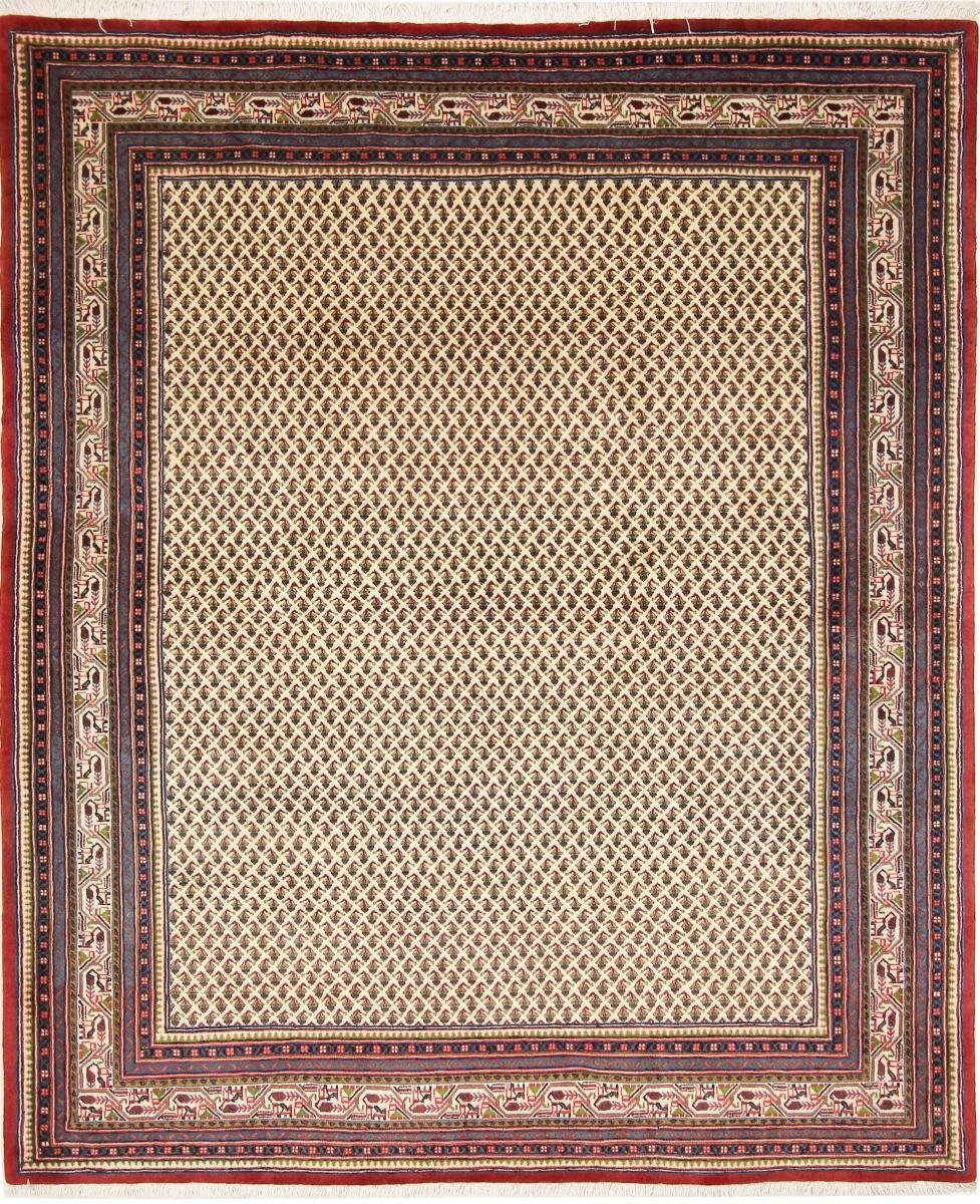 Orientteppich Sarough Mir Boteh 209x249 Handgeknüpfter Orientteppich, Nain Trading, rechteckig, Höhe: 12 mm