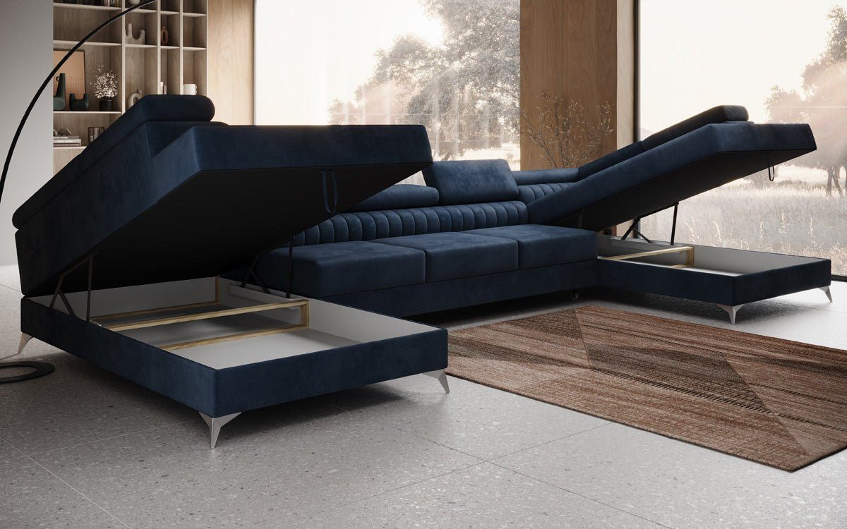 Luxusbetten24 Schlafsofa Designer Sofa Aurea U günstig online kaufen
