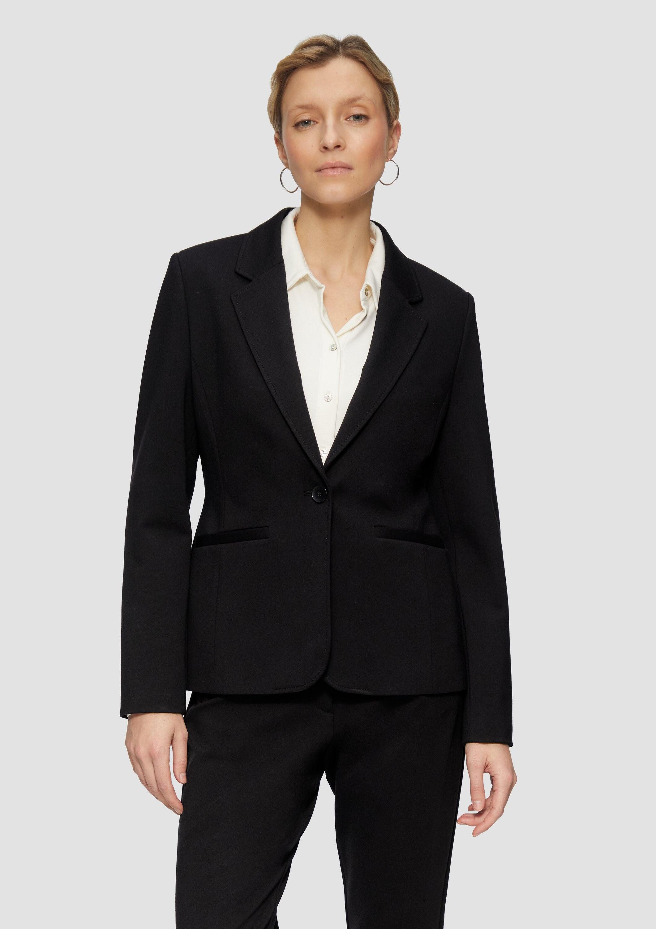 s.Oliver Jackenblazer Indoor-Blazer Taillierter Blazer mit günstig online kaufen
