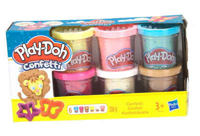 Play-Doh Knete Play-Doh Konfetti Kinderknete mit Knetwerkzeug Förmchen