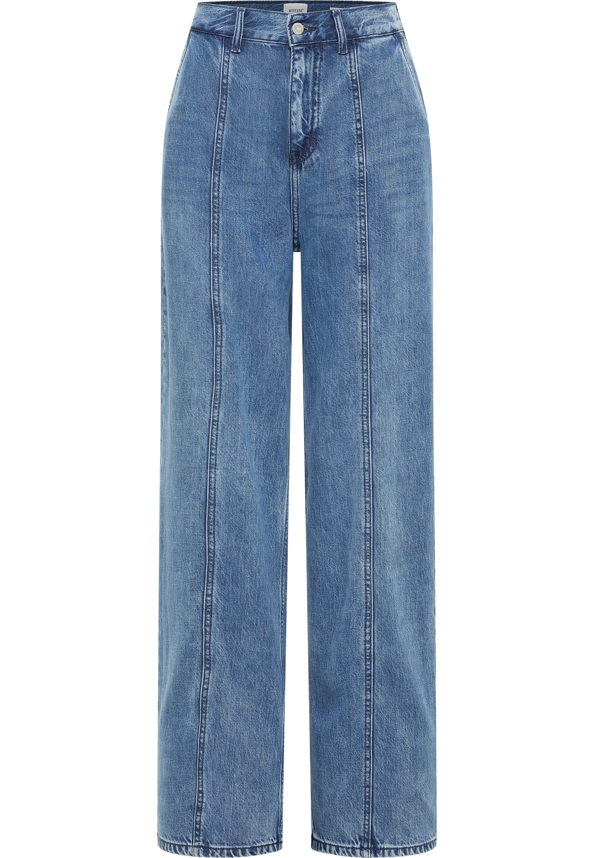 MUSTANG 5-Pocket-Hose Damen Style Luise Wide günstig online kaufen