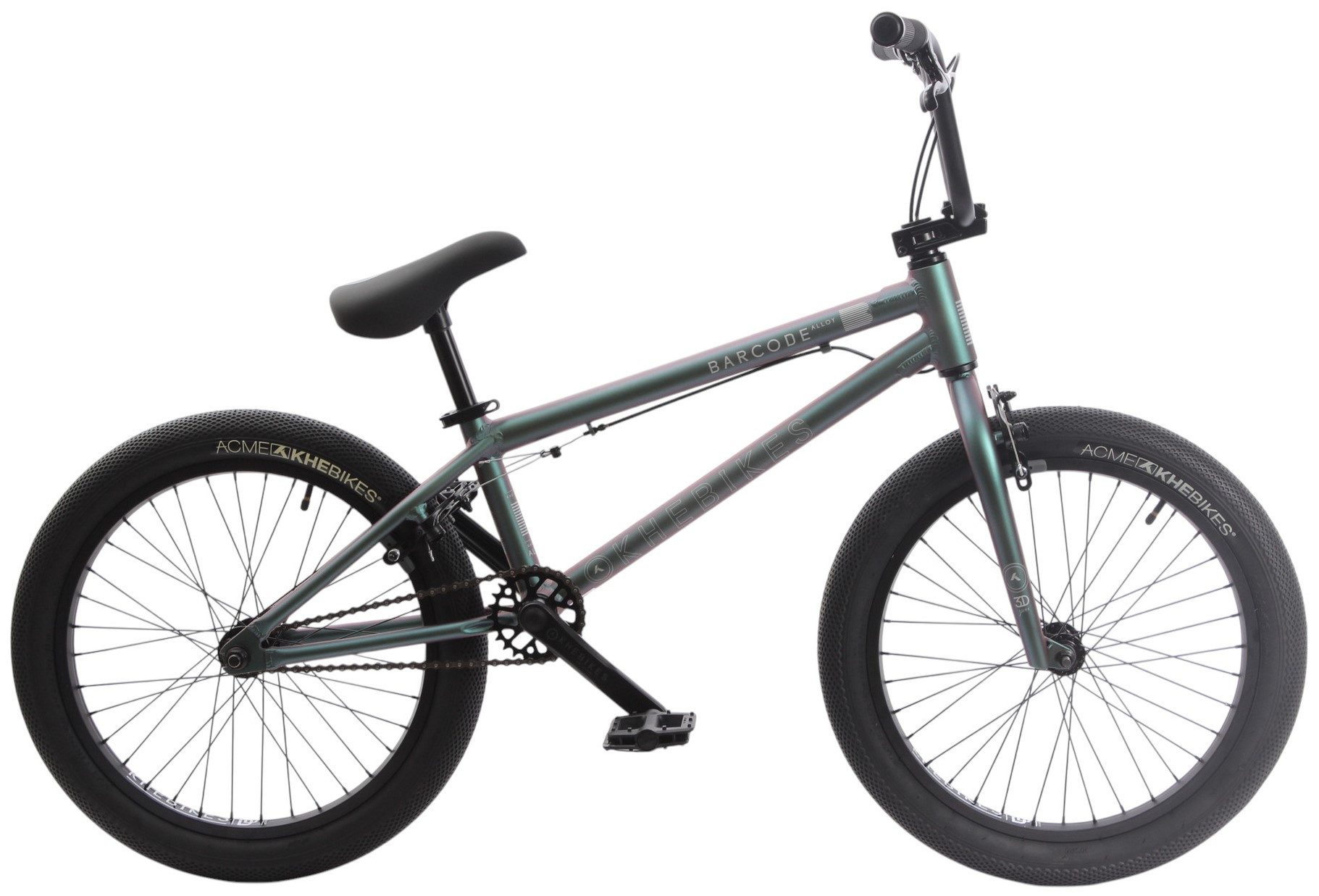 KHEbikes BMX-Rad KHE Barcode LL BMX Fahrrad 20 Zoll Aluminium Grün 10,4 kg, 1 Gang