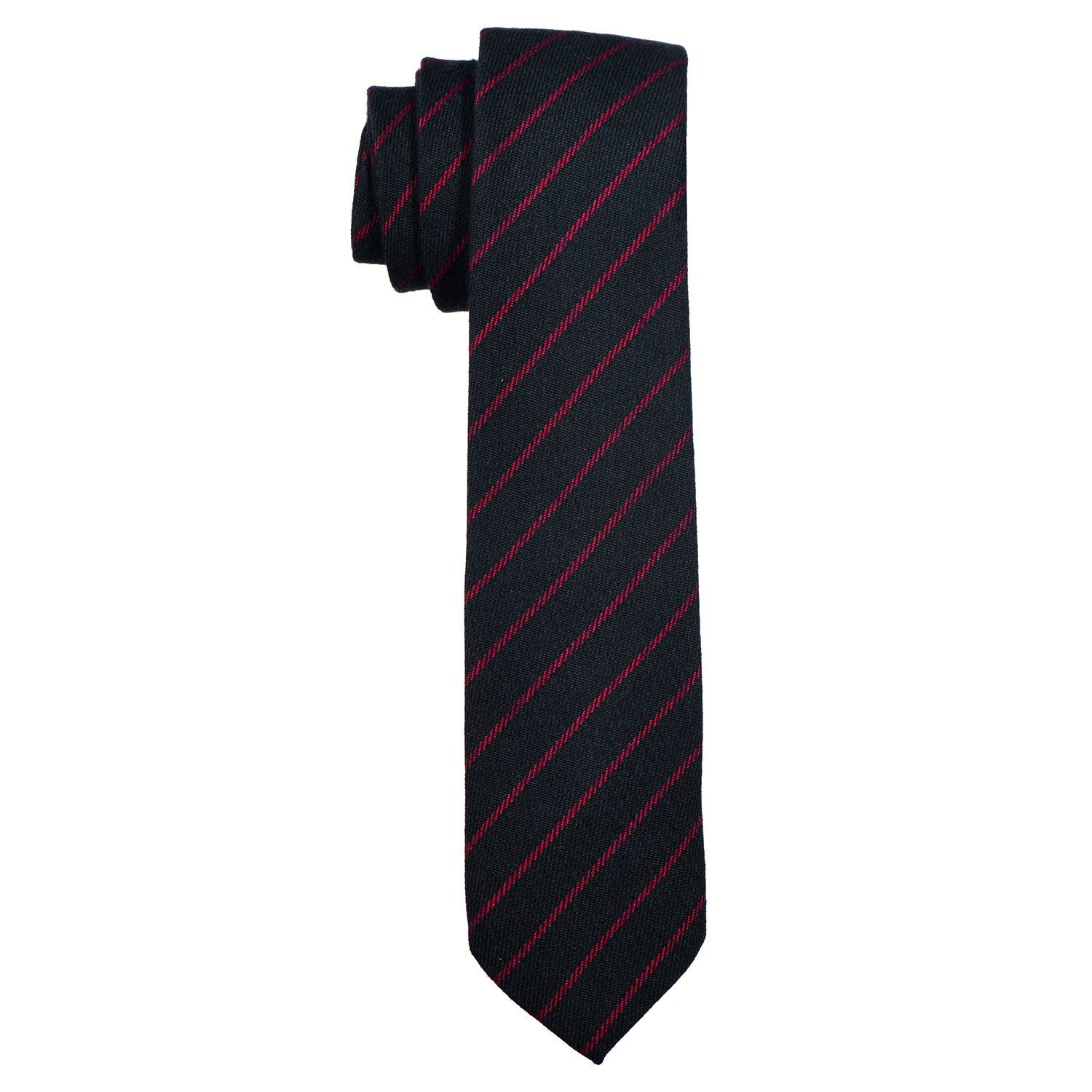 DonDon Krawatte Herren Krawatte mit 1x Krawatte) gestreift, 1-St., oder navy festliche cm Baumwolle, gestreift Karos Veranstaltungen kariert 2 oder für Streifen Büro 6 oder (Packung