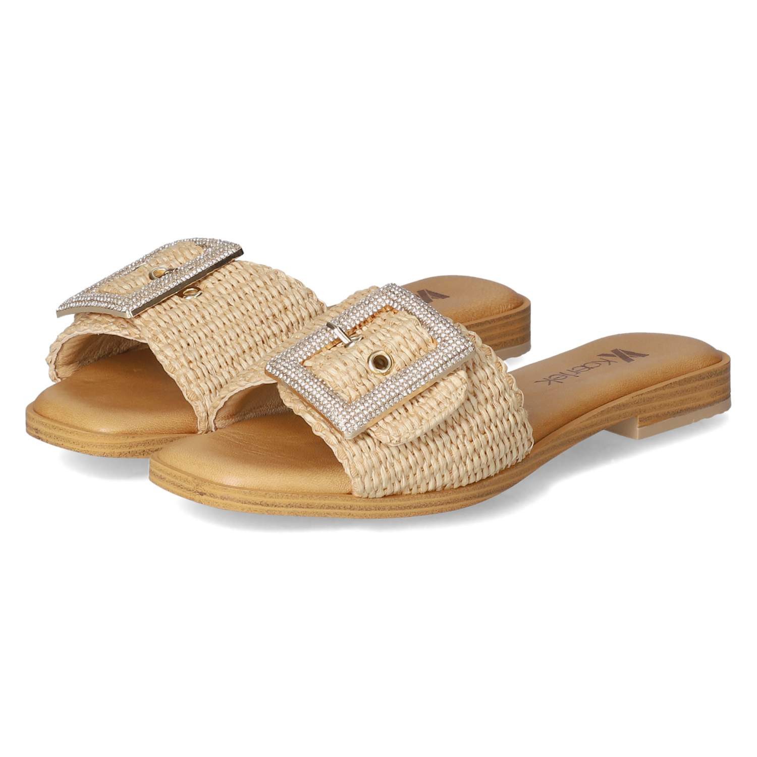 Kaerlek Kaerlek 4268 - 7853 Nat. - Naturale Damen Synthetik beige Pantolette