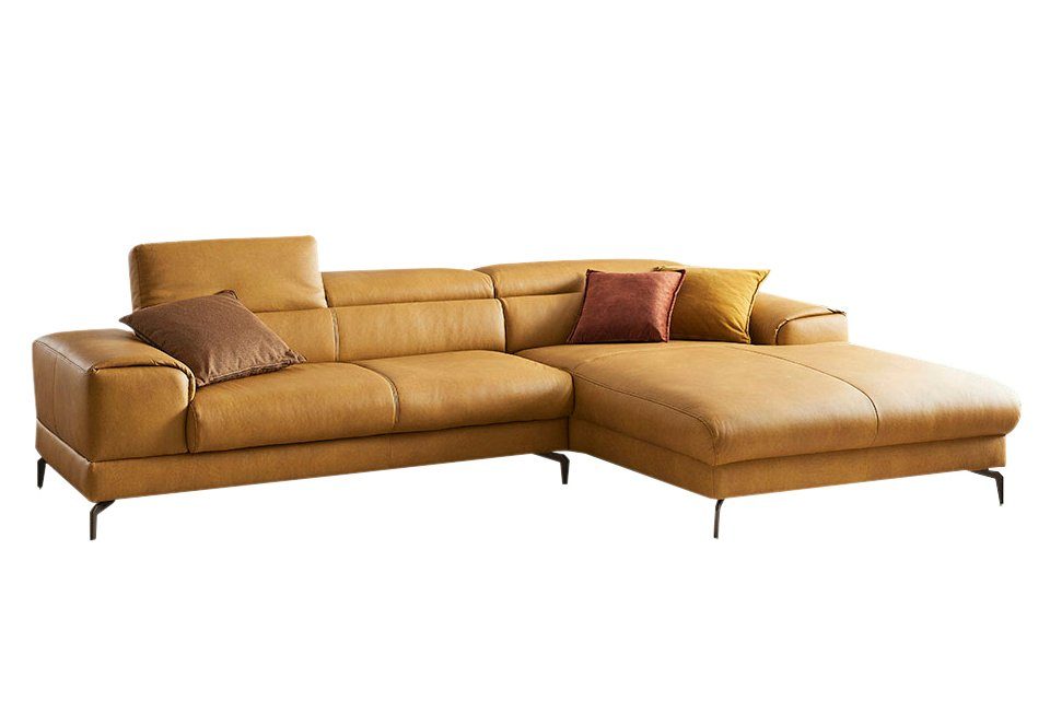 W.SCHILLIG Ecksofa Piedroo, Designsofa mit tollem Sitzkomfort, elegant und bequem, L-Form, Kopfteilverstellung, wahlweise mit Sitztiefenverstellung, Breite 303cm. € 2.799,99