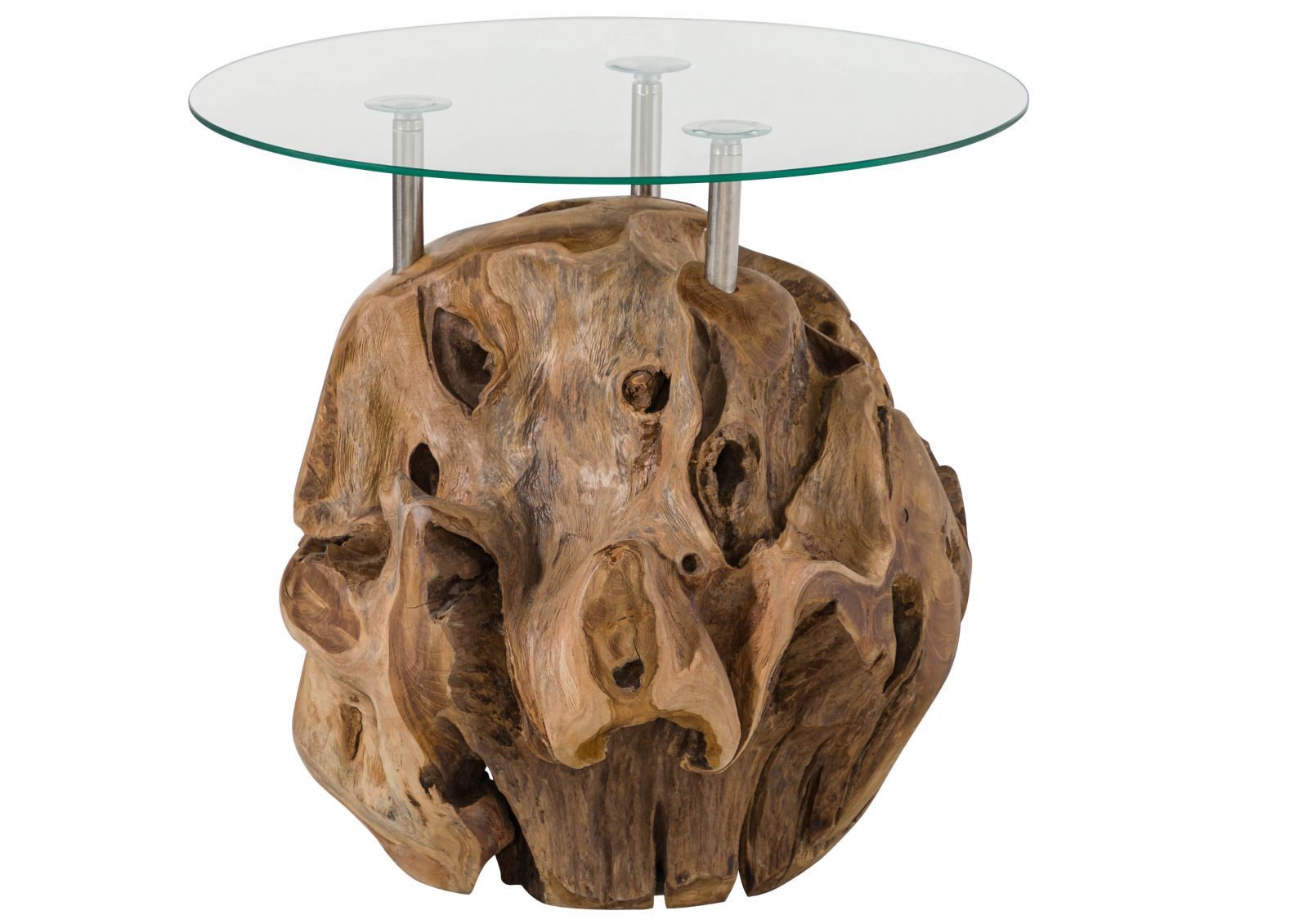 Massivmoebel24 Couchtisch UNIKA (Couchtisch Teak Wurzel günstig online kaufen