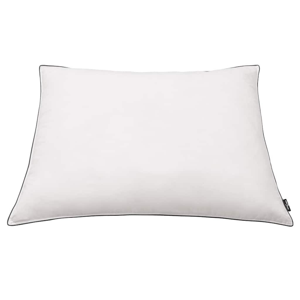 vidaXL Kopfkissen Kissen 2 Stk. Daunen-/Federfüllung Leicht 70x60 cm Weiß, Bezug: Faser
