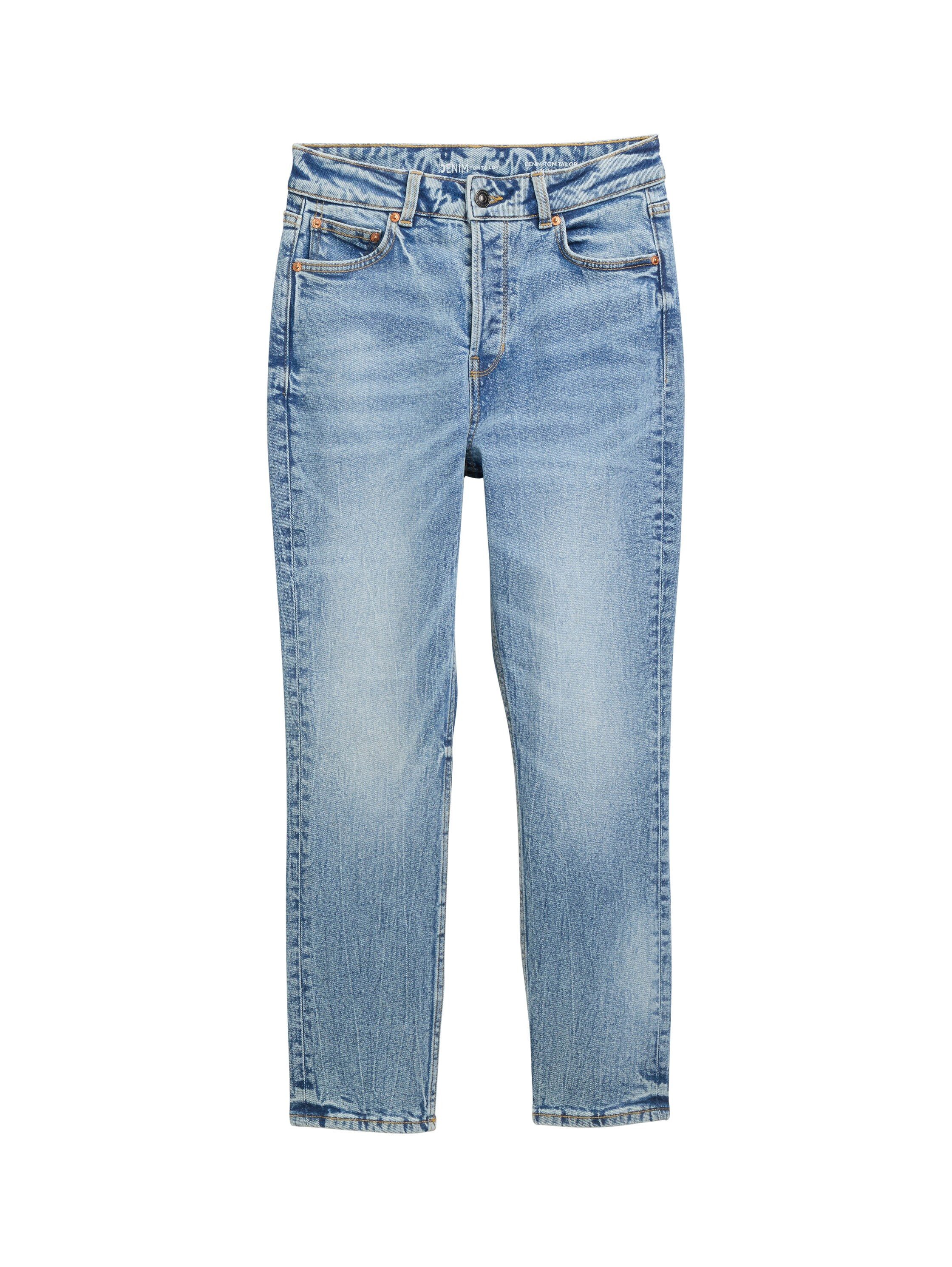 TOM TAILOR Denim 7/8-Jeans im Used-Look