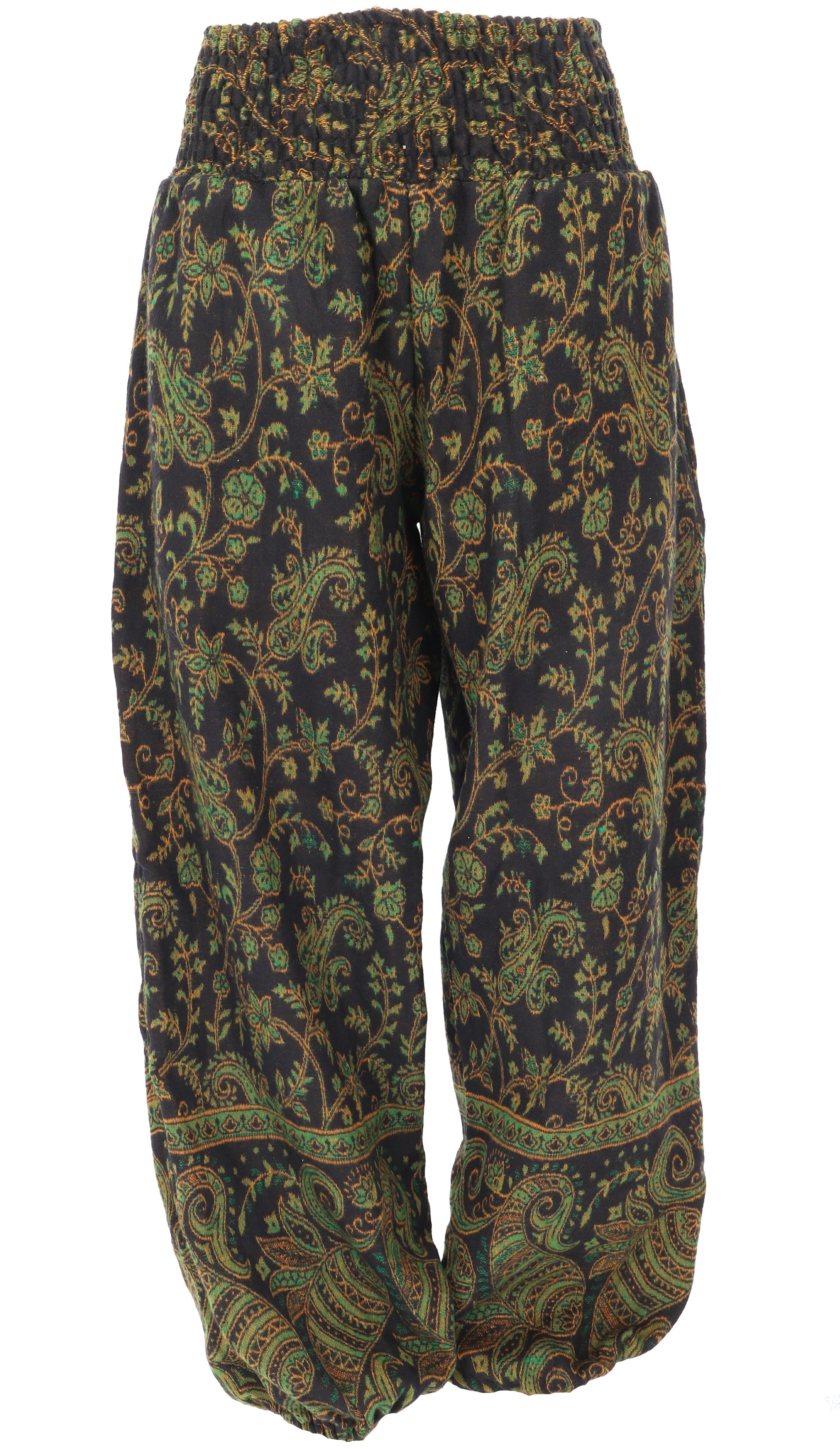 Guru-Shop Relaxhose Flauschige Boho Pluderhose, Wohlfühlhose -.. Ethno Styl günstig online kaufen