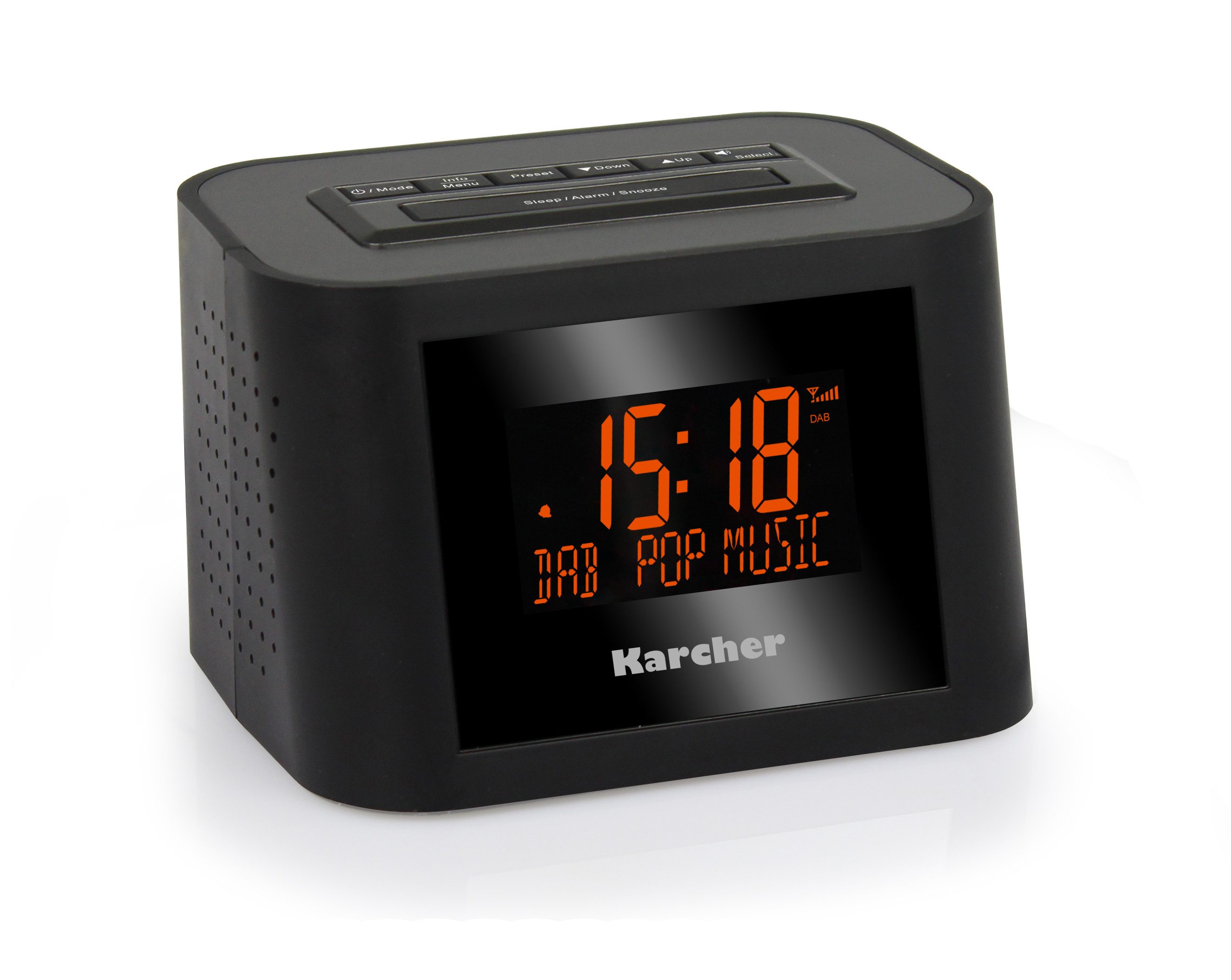 Karcher DAB 2420 Digitalradio (DAB) (DAB+, FM, 2 W, DAB+, FM-PLL mit RDS und Senderspeicher, dimmbares Display)