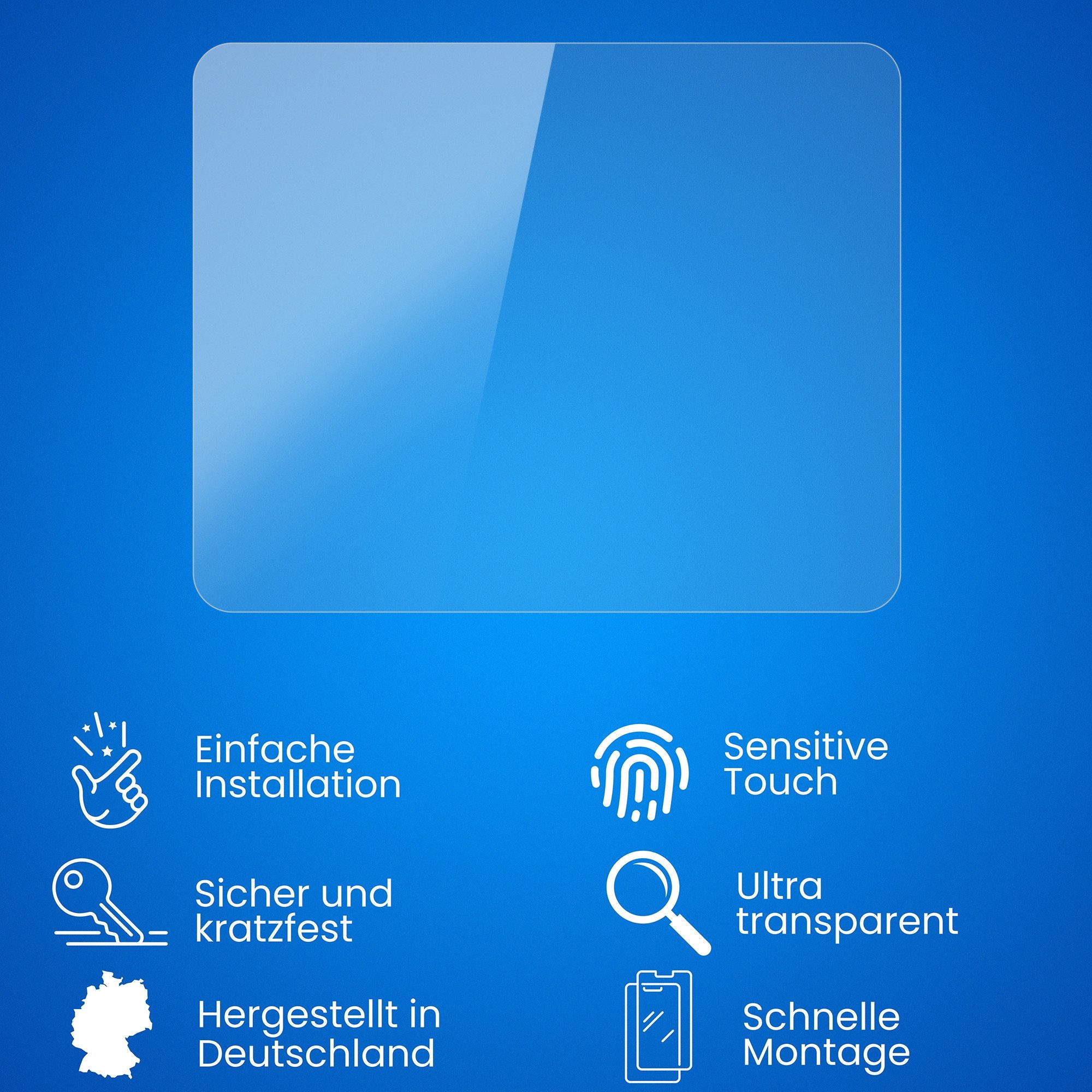atFoliX Schutzfolie Displayschutz für Reiner SCT Authenticator, (2 Folien), Ultraklar und hartbeschichtet