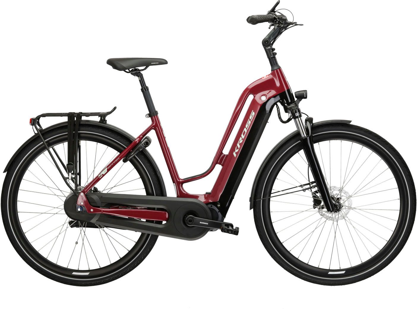 E-Bike Cityrad E-Citybike Damen Sentio 6.0 28" rot