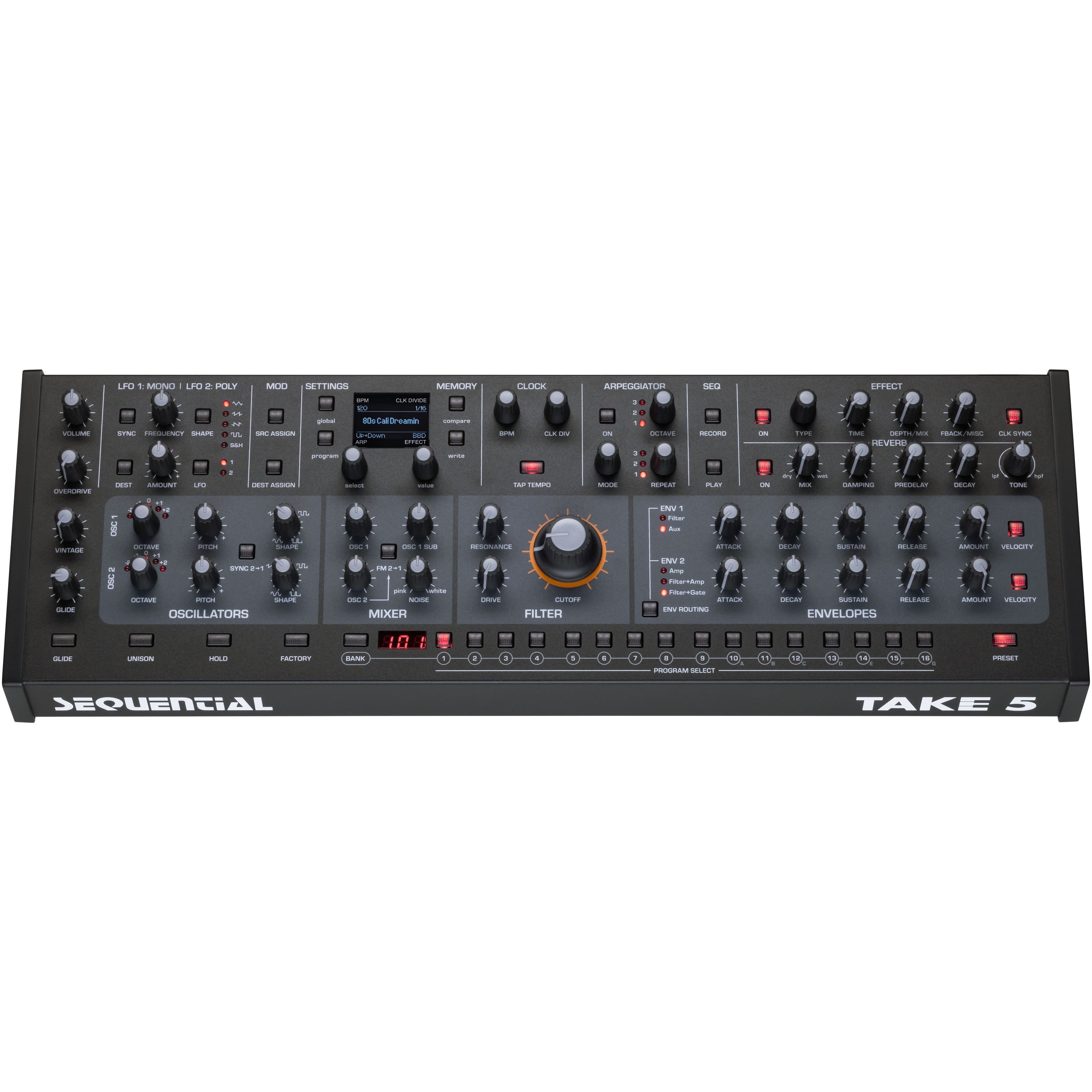 Sequential Synthesizer (Synthesizer, Analog Synthesizer), Take 5 Desktop - Synthesizer