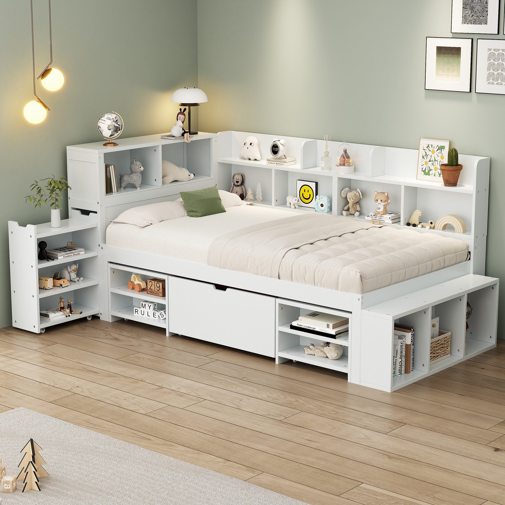 Tongtong Einzelbett Kinderbett, multifunktionales Kinderbett mit günstig online kaufen