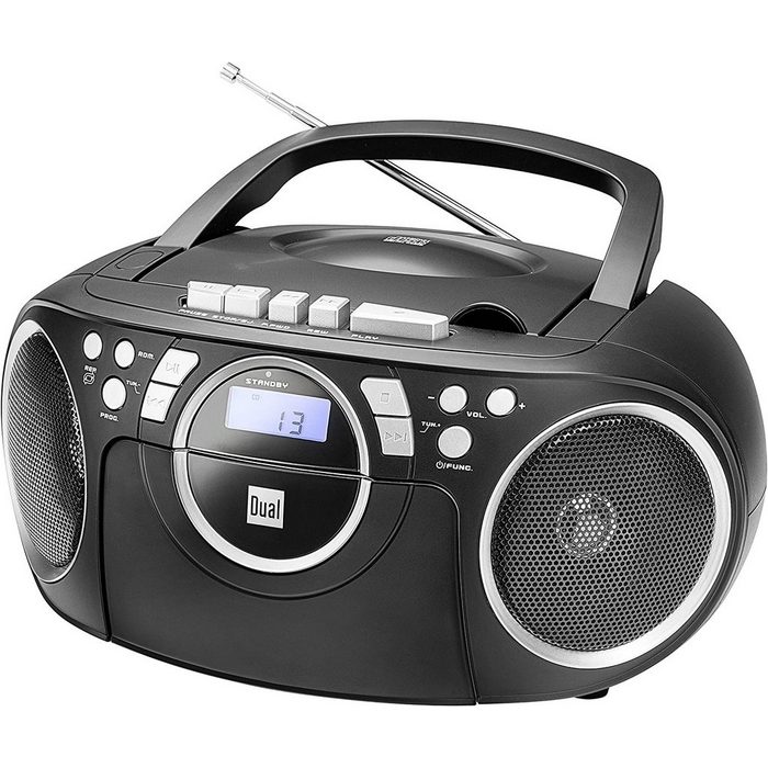 Dual P 70 Boombox (UKW PLL Stereo Radio 24 00 W Tragbare Boombox CD/Radio/Kassette)