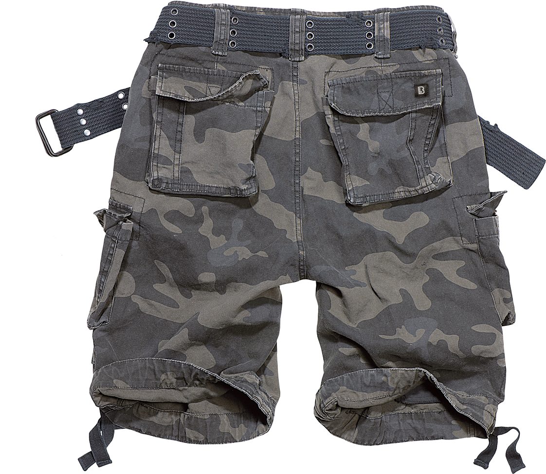 Brandit Cargohose Herren Bermuda Cargo Shorts knielang Kurze Hose Short Gürtel Knielang