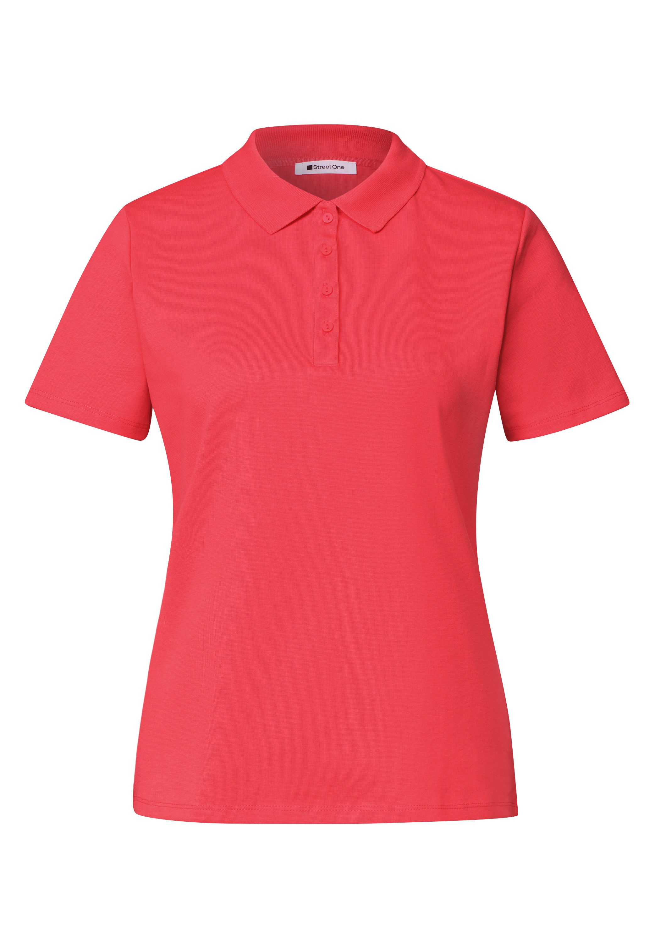 STREET ONE Poloshirt aus Baumwolle mit Stretchante – Bild 4 von 5