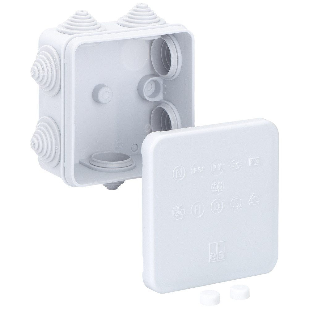 SPELSBERG Verteilerbox Spelsberg 32298001 Verbindungsdose (L x B x H) 85 x 85 x 42 mm Grau IP