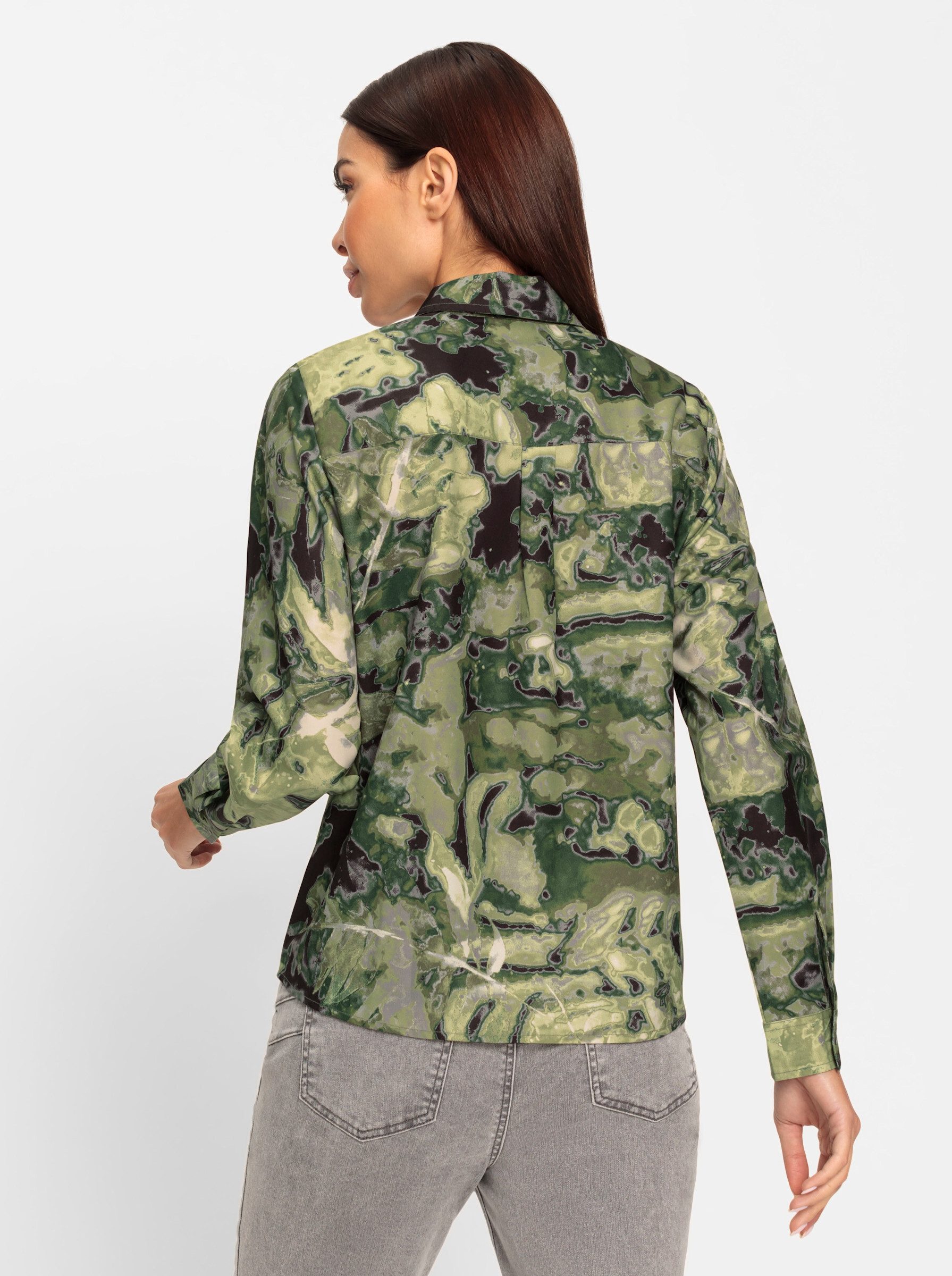 heine Klassische Bluse Druckbluse Langarm günstig online kaufen