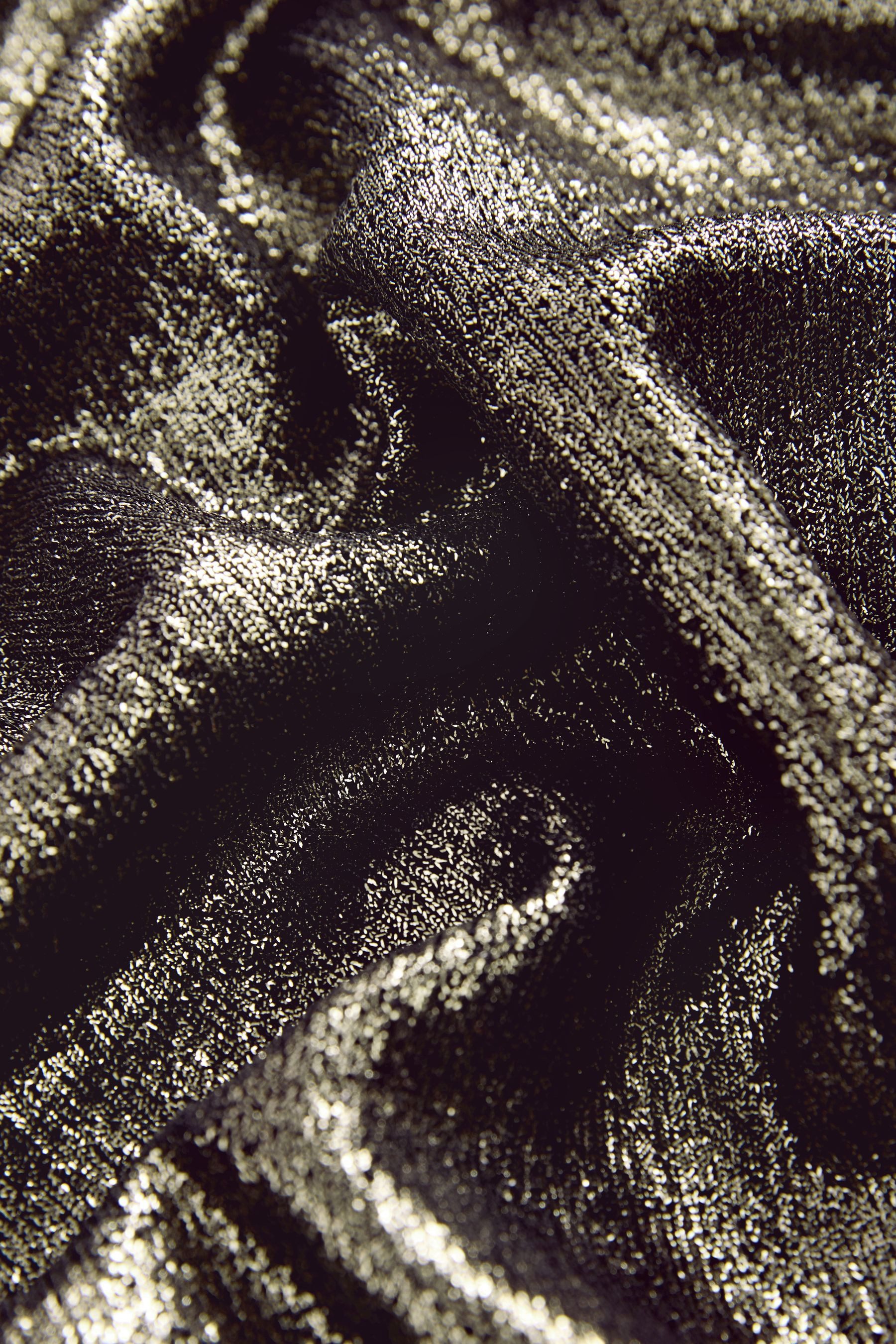 Next T-Shirt Kurzärmeliges, kastiges Metallic-T-Shirt (1-tlg) günstig online kaufen