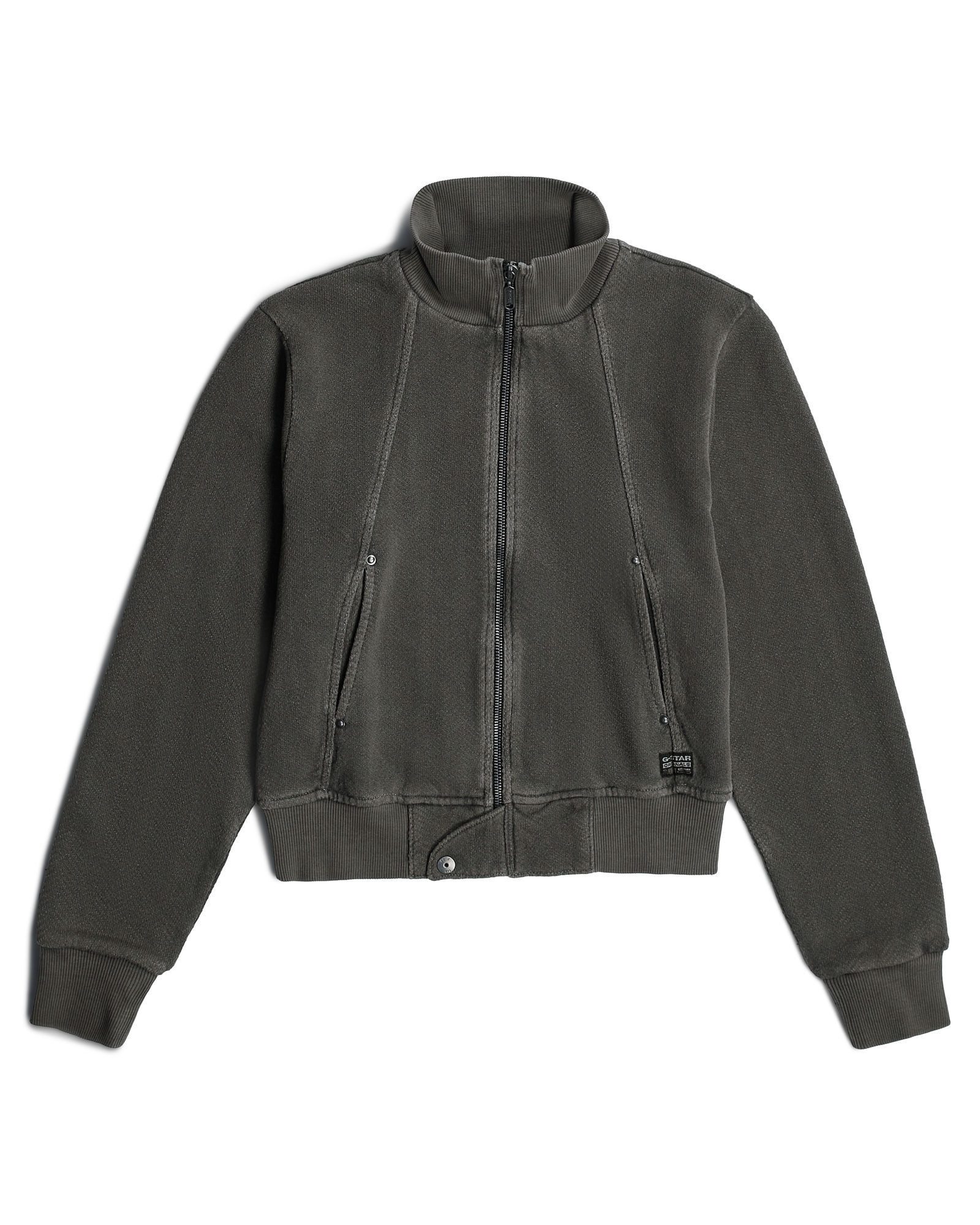 G-STAR Longpullover Track Overdyed Slim Sweaterjacke