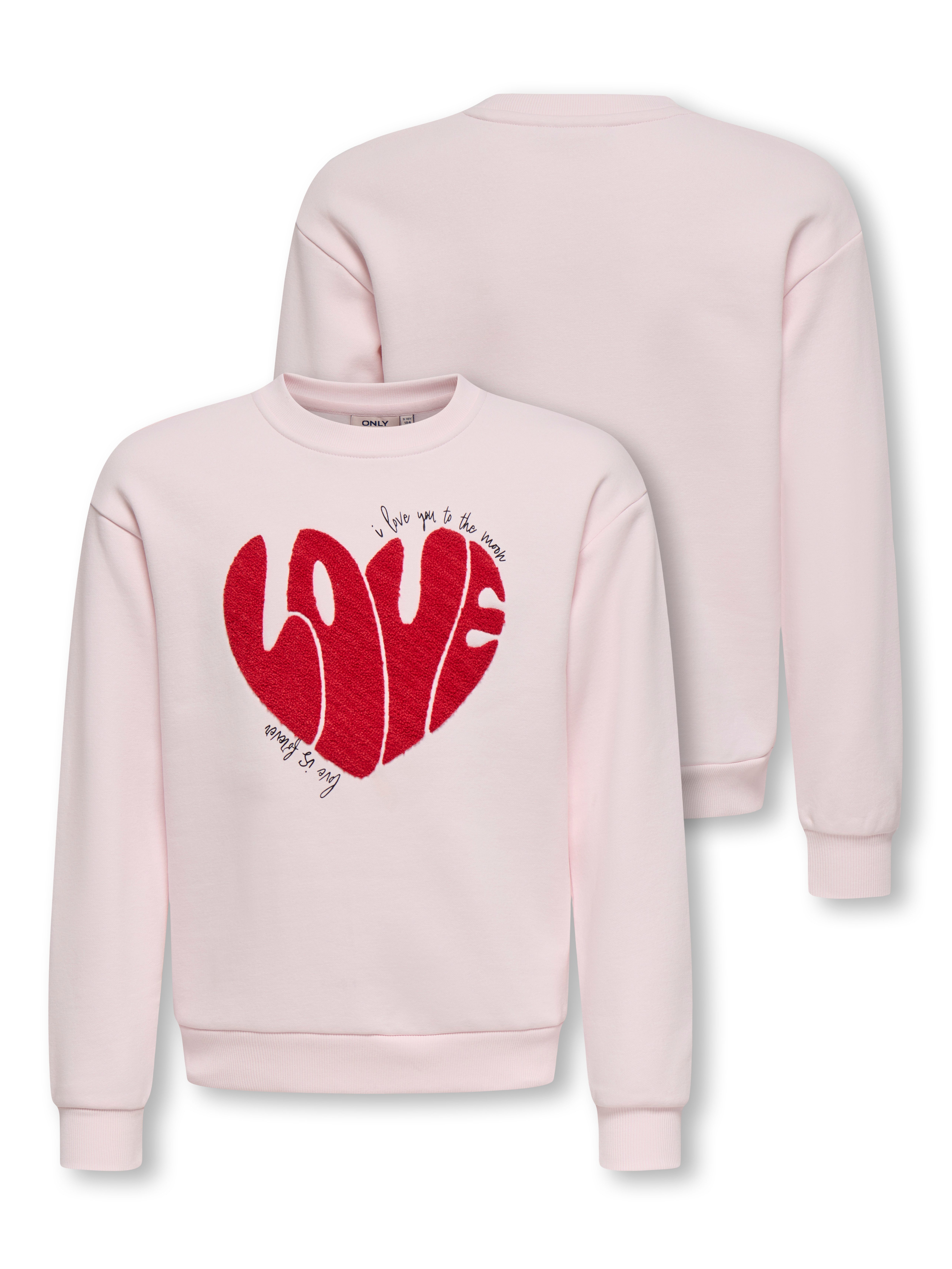 Sweatshirt KOGLOVELY LIFE LS BOXY PRINTED SWT