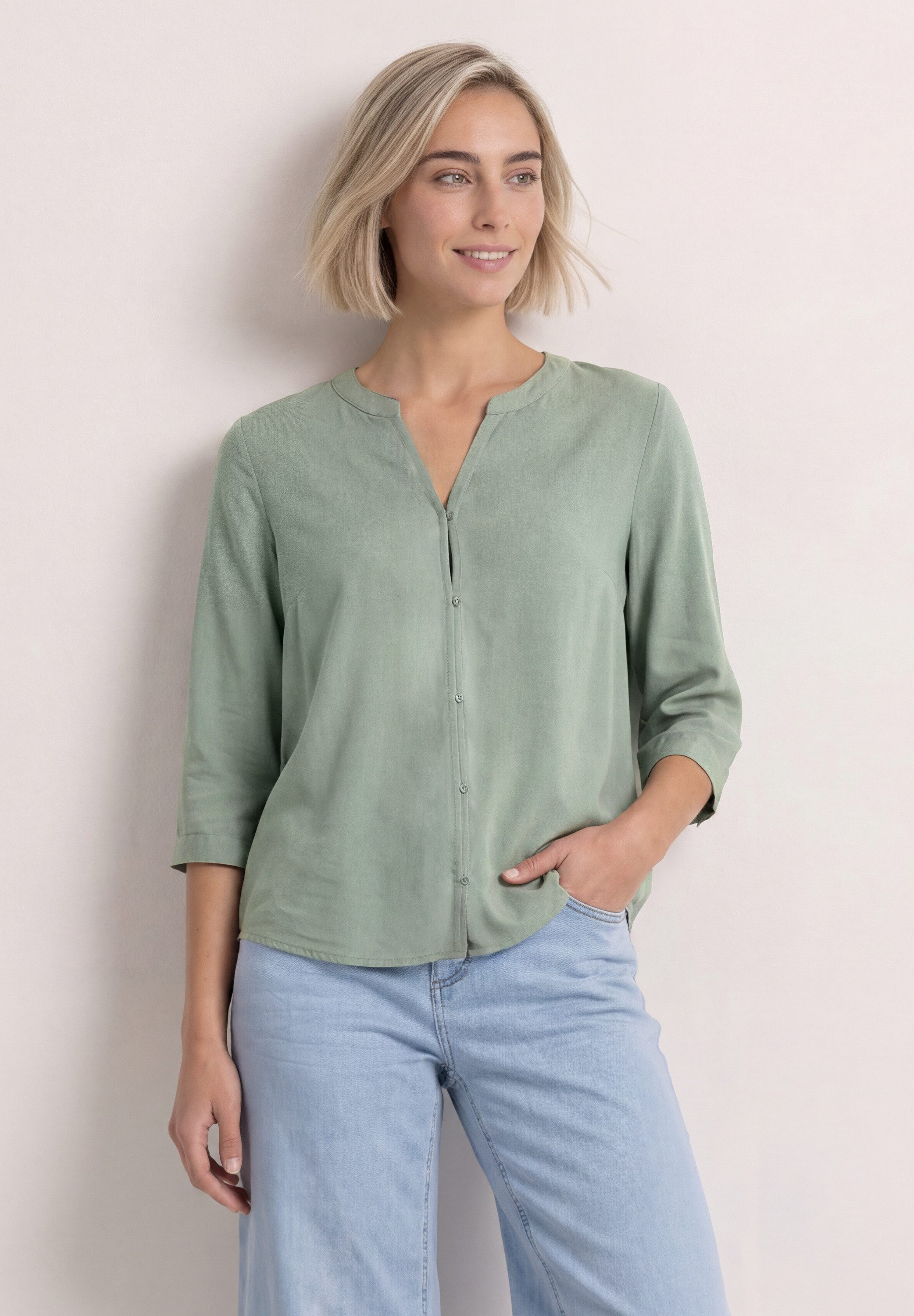 STREET ONE Shirtbluse mit 3/4 Ärmeln