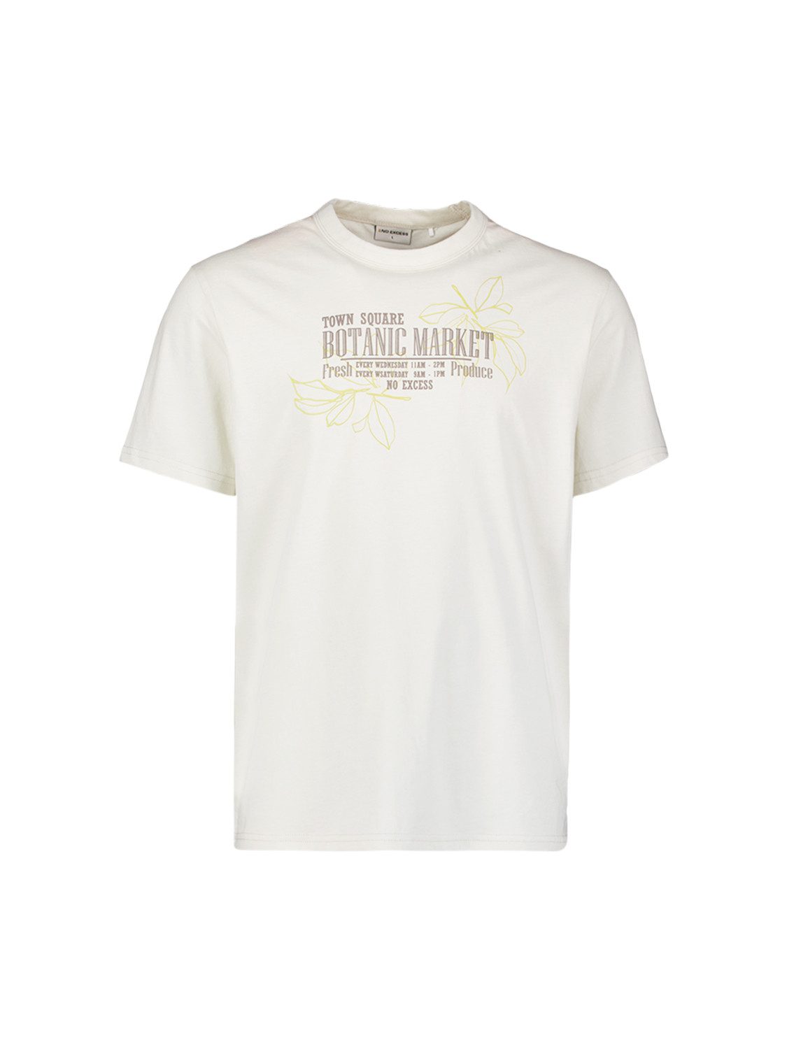 NO EXCESS Kurzarmshirt T-Shirt Crewneck Artwork