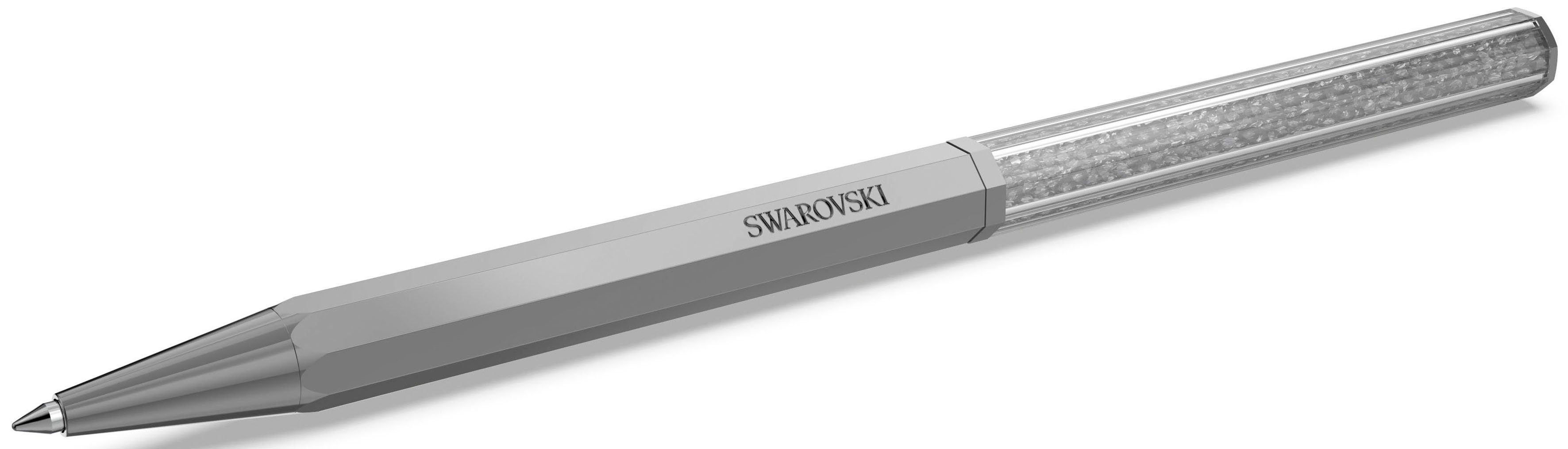 Swarovski Drehkugelschreiber Crystalline, (1-tlg), mit dem Schreibgerät, Kristallen, mit Swarovski® Sie Stilsicherheit niveauvoll beweisen