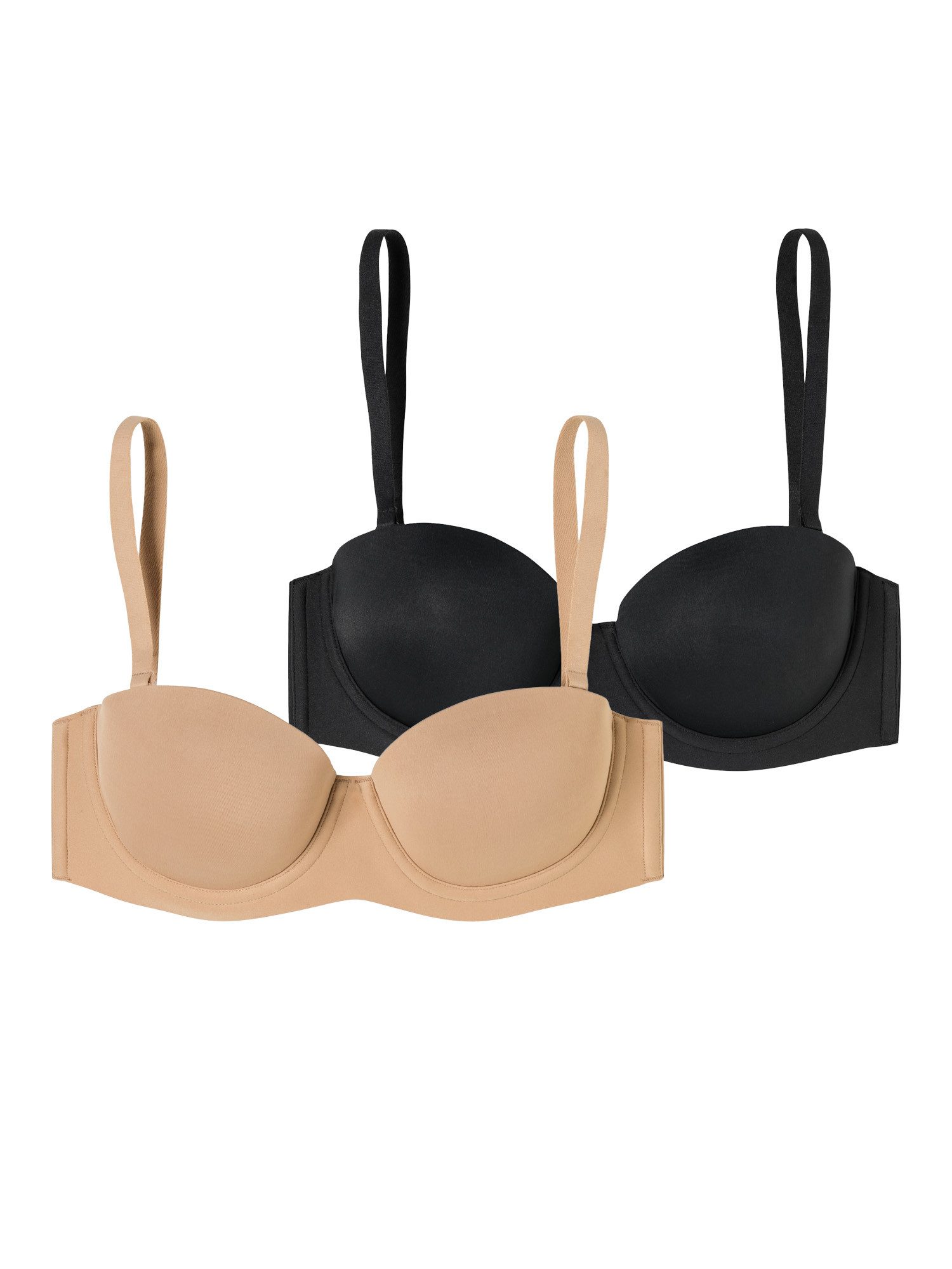 Schiesser Bügel-BH Bandeau mit Schale - Unique Micro (2-tlg) büstenhalter frauen girls