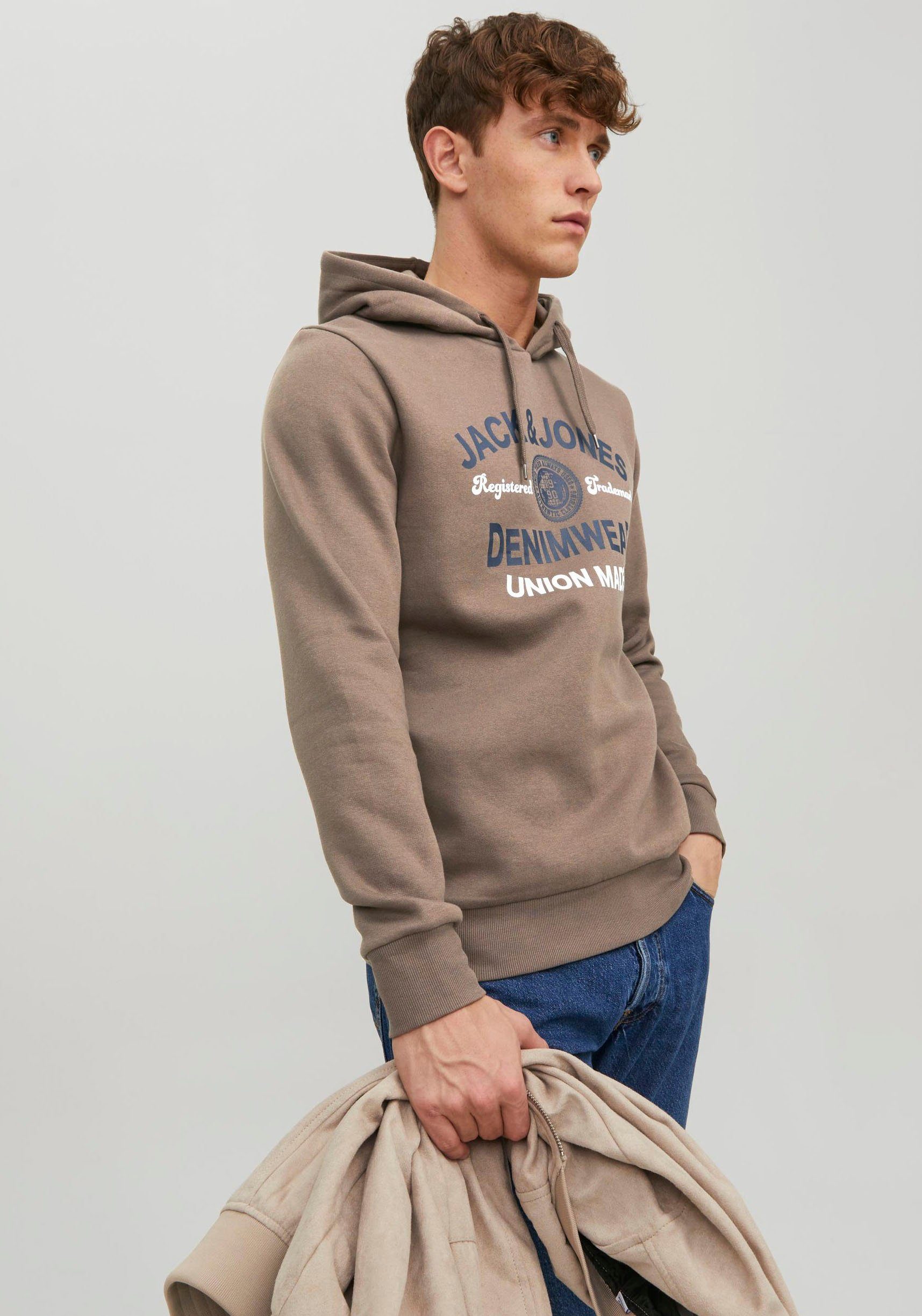 Jack falcon SWEAT Kapuzensweatshirt & LOGO HOOD Jones