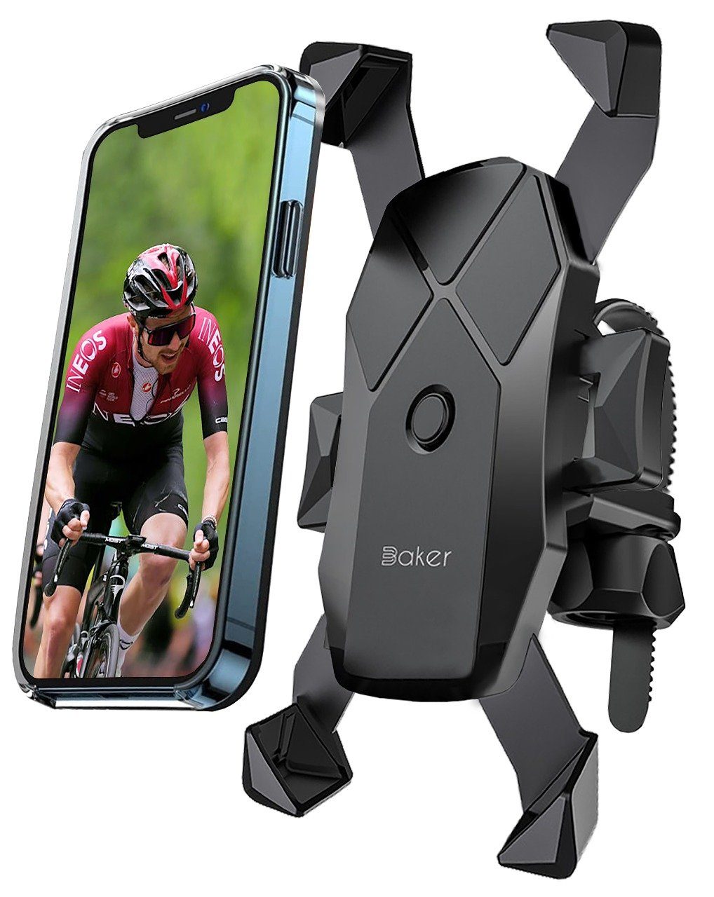 Universal Handyhalterung Fahrrad ALU Lenker Handy Smartphone