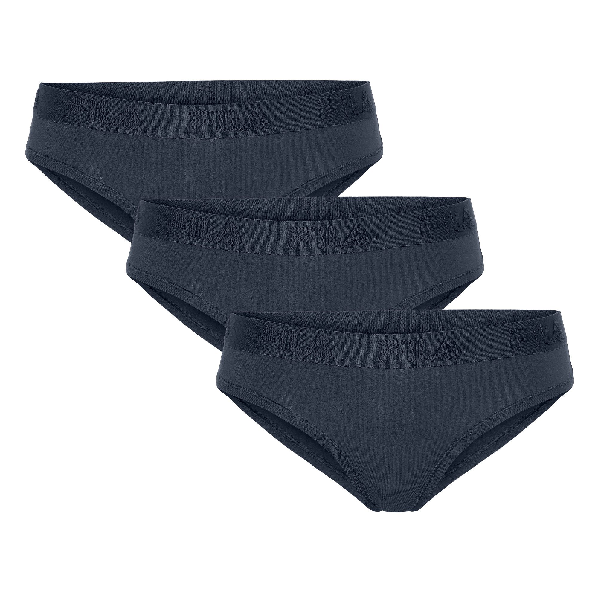 Fila Slip (3er Pack) Baumwollmix, elastisch, Logobund