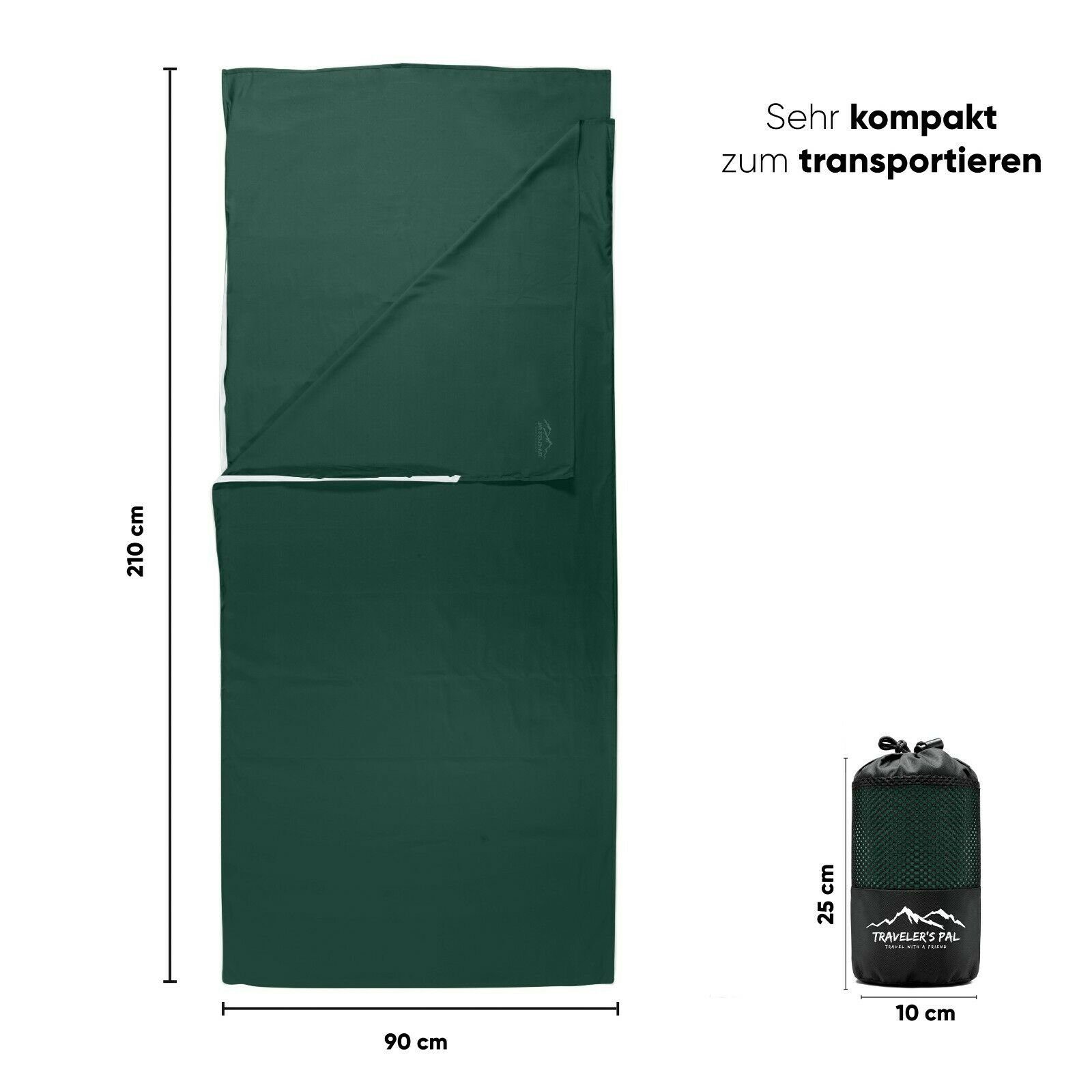 Traveler's Pal Schlafsackinlett Traveler's Pal Hüttenschlafsack aus 100% Du günstig online kaufen